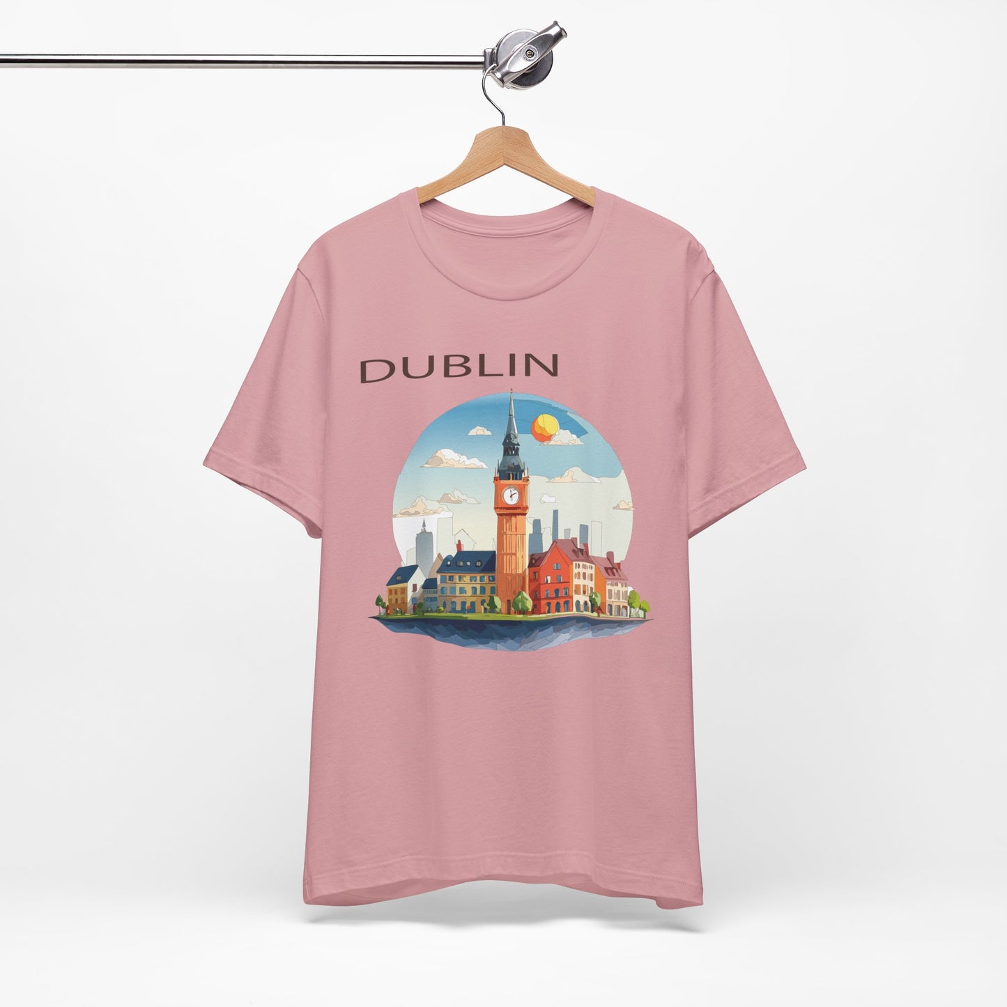 Dublin Shirt, Travel T-Shirt, Tourist Shirts, Tee Shirt with Travel Prints 1