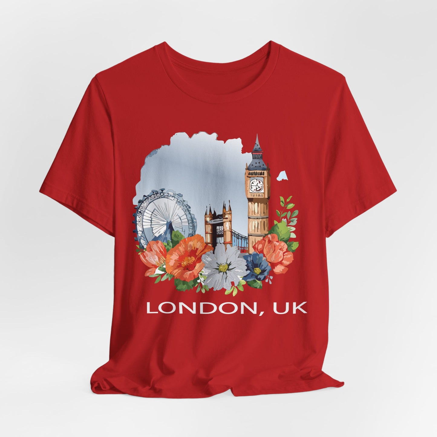 London Shirt, Travel T-Shirt, Tourist Shirts, Tee Shirt with Travel Prints 4