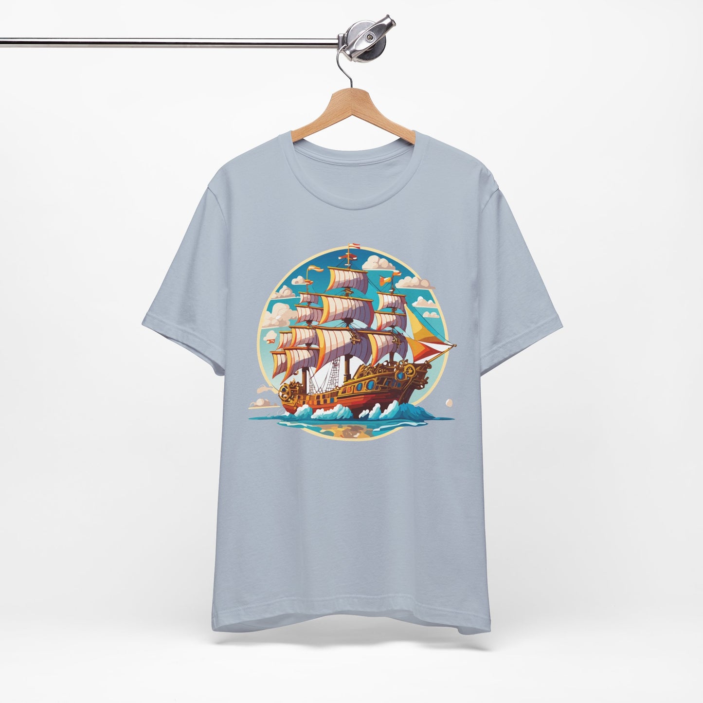 Ship Tee Shirt, Tee Shirt with Ship
