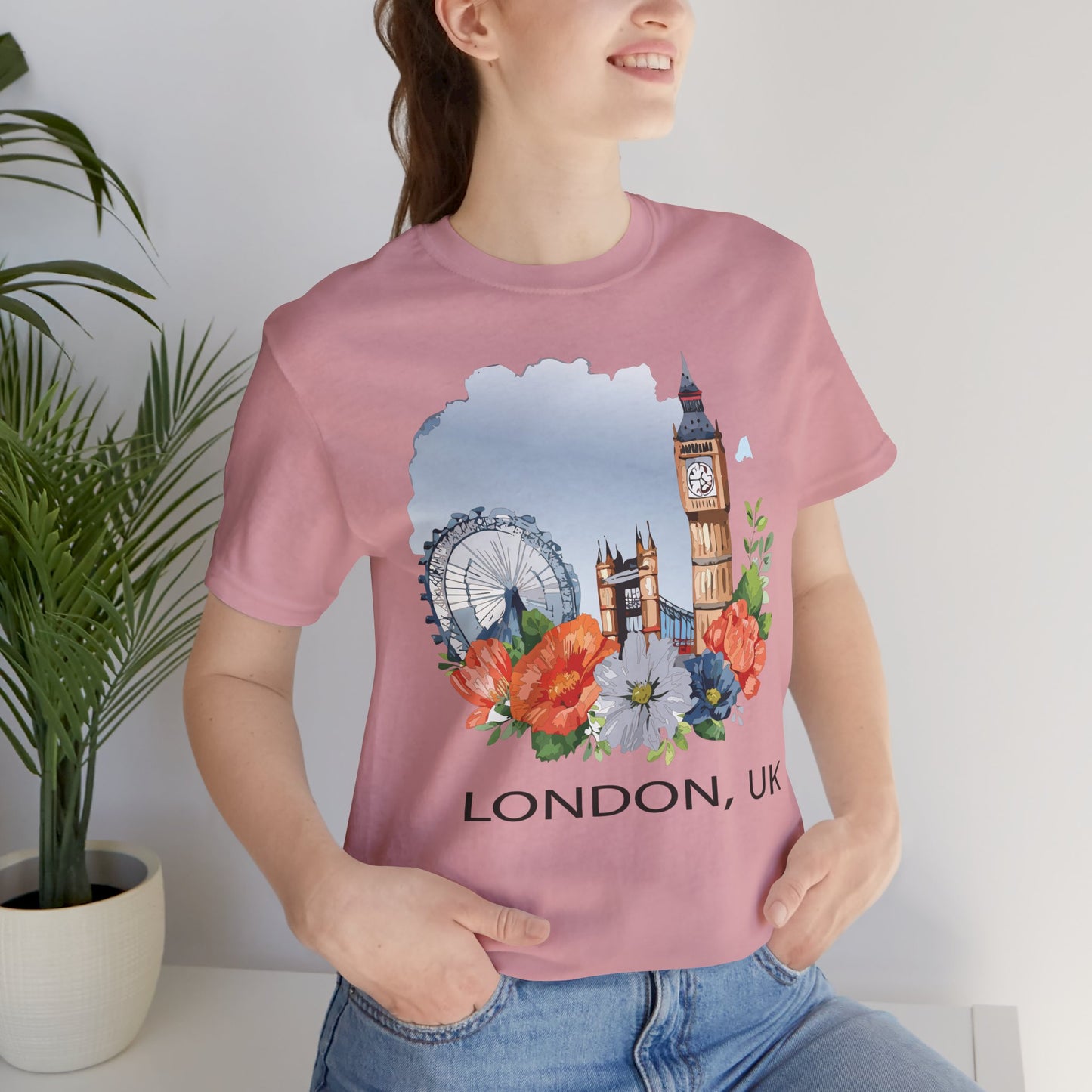 London Shirt, Travel T-Shirt, Tourist Shirts, Tee Shirt with Travel Prints 4