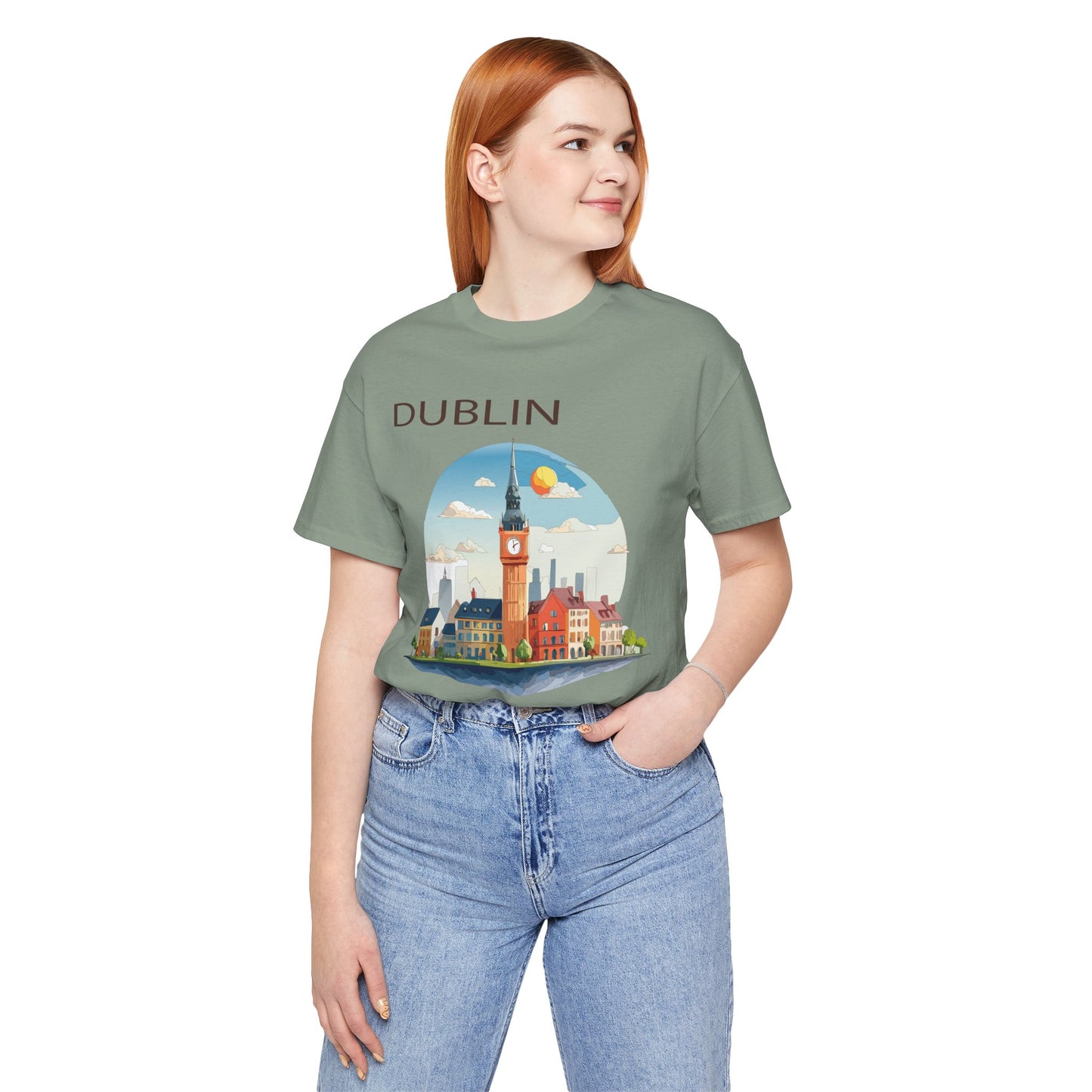 Dublin Shirt, Travel T-Shirt, Tourist Shirts, Tee Shirt with Travel Prints 1