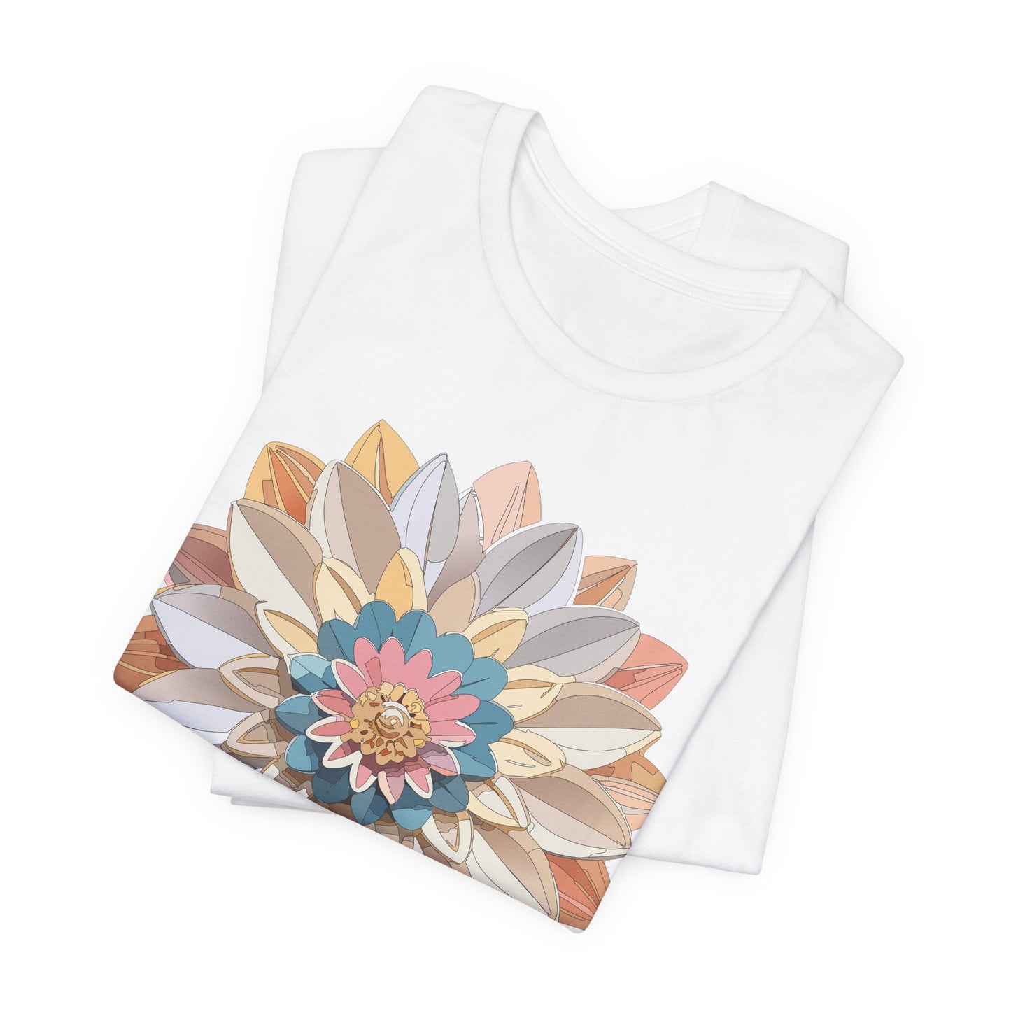 Floral Mandala Shirt, Flowers Mandala Shirt