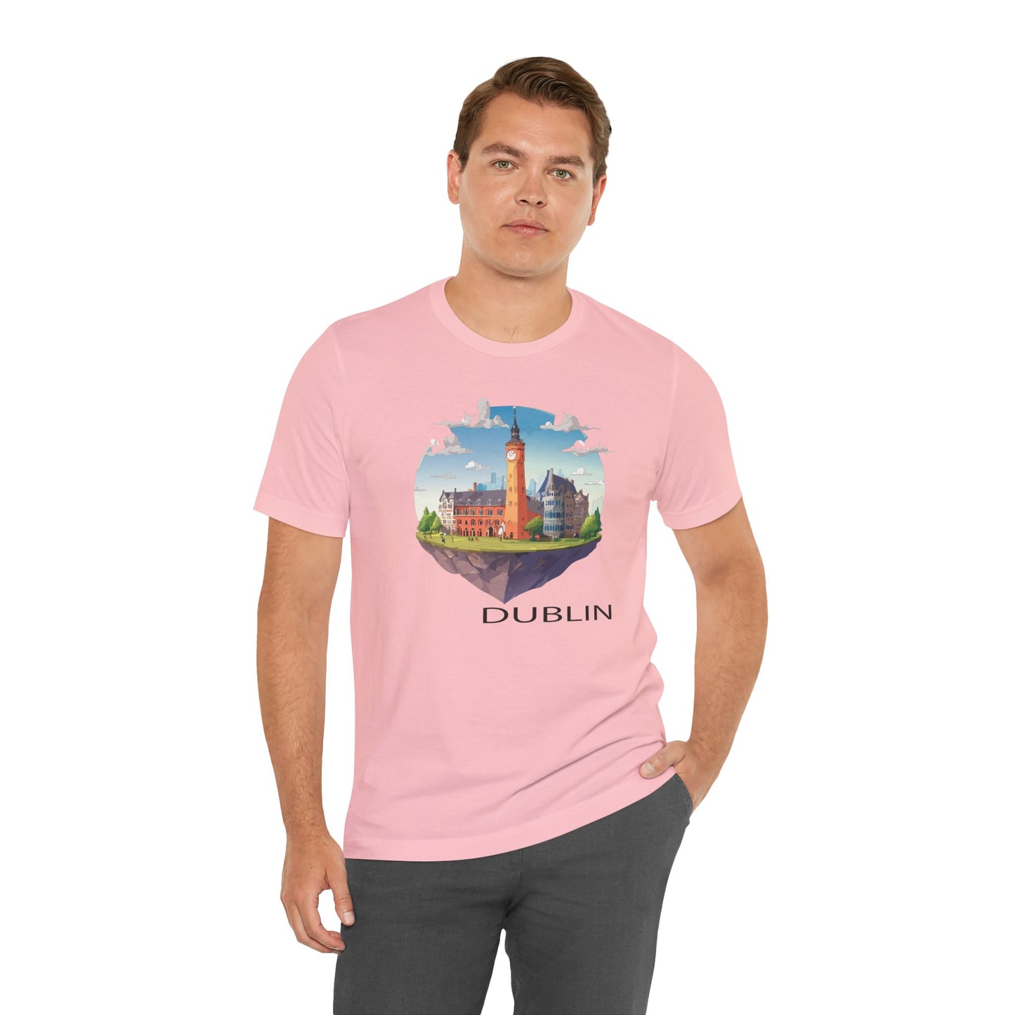Dublin Shirt, Travel T-Shirt, Tourist Shirts, Tee Shirt with Travel Prints 2