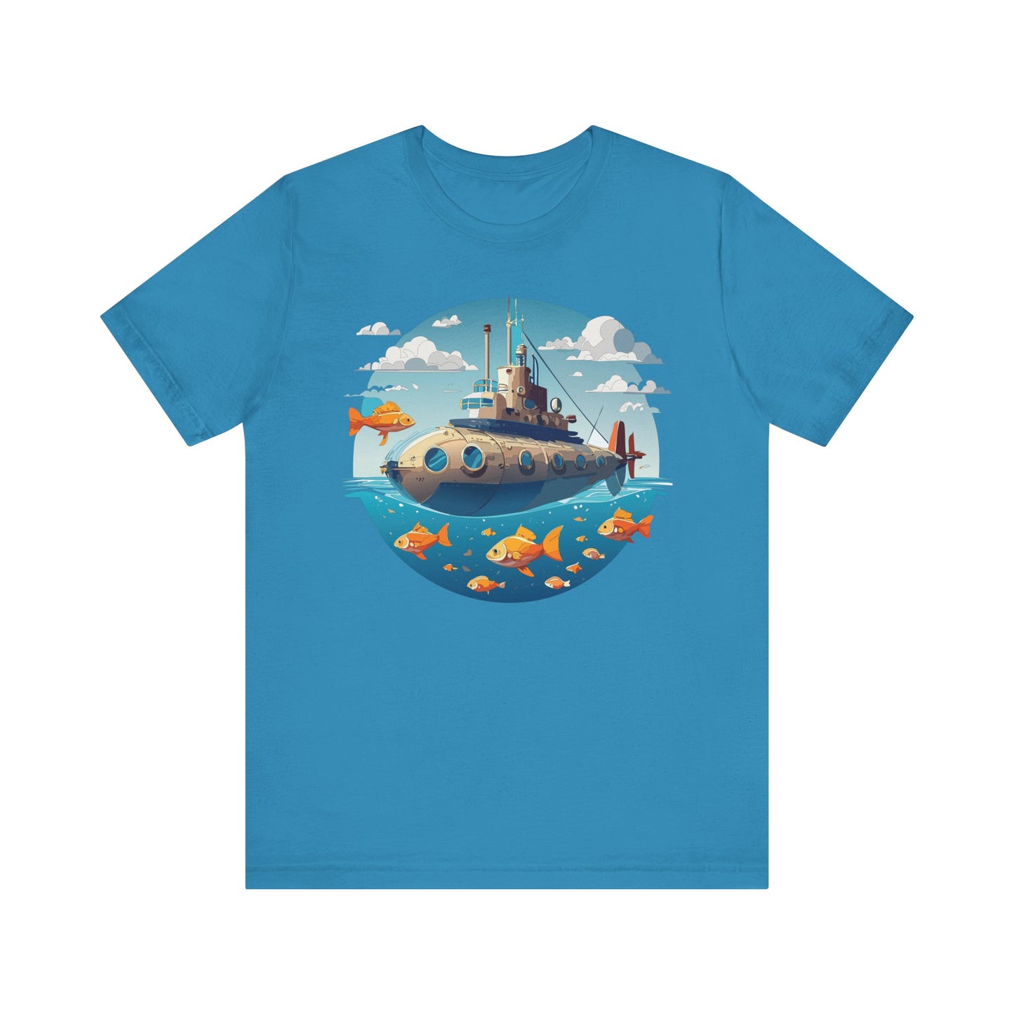 Ship Tee Shirt, Tee Shirt with Ship