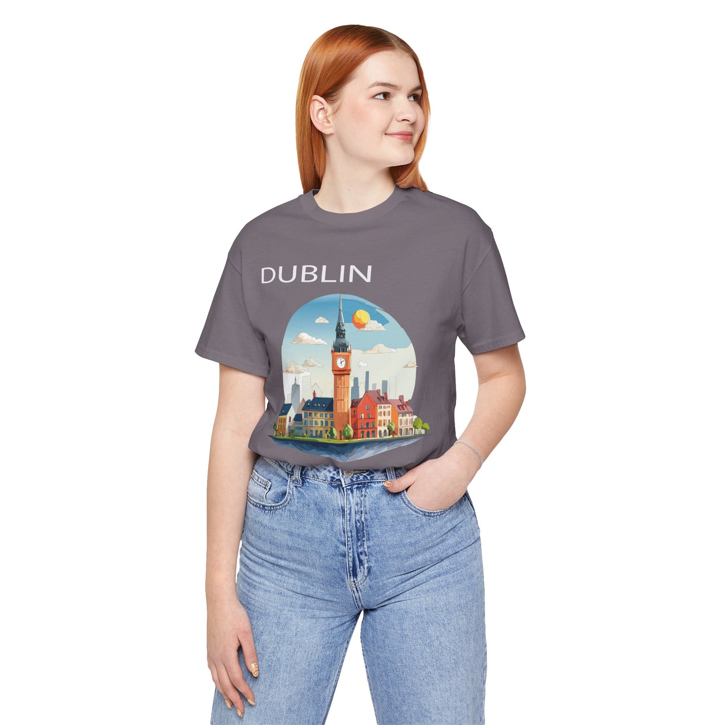 Dublin Shirt, Travel T-Shirt, Tourist Shirts, Tee Shirt with Travel Prints 1