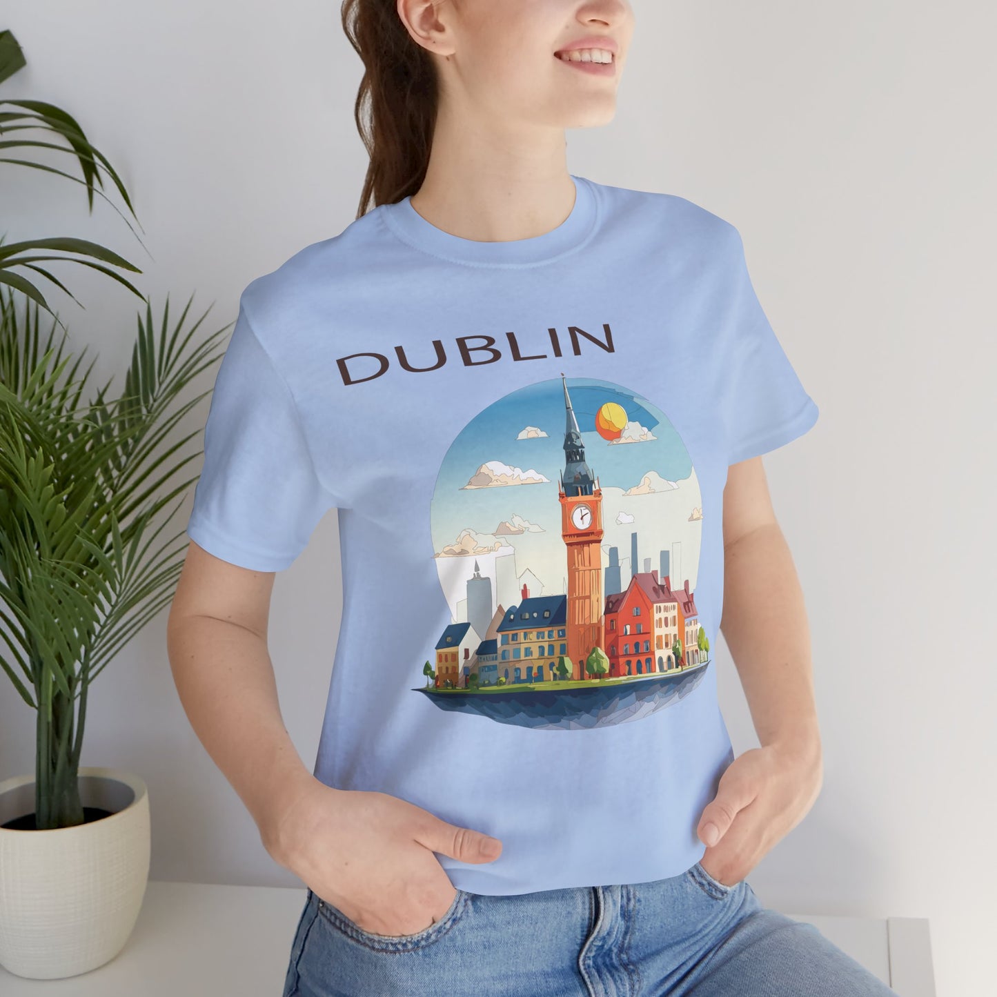 Dublin Shirt, Travel T-Shirt, Tourist Shirts, Tee Shirt with Travel Prints 1