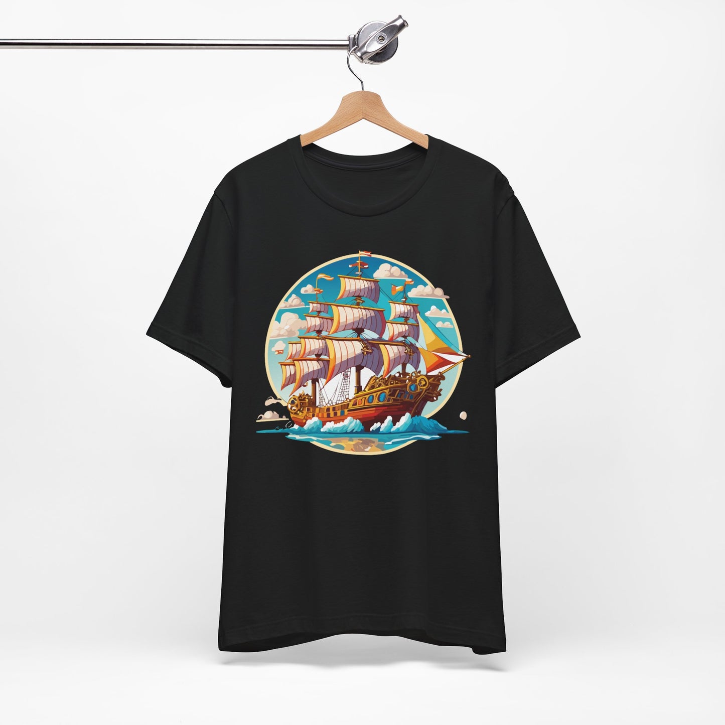 Ship Tee Shirt, Tee Shirt with Ship