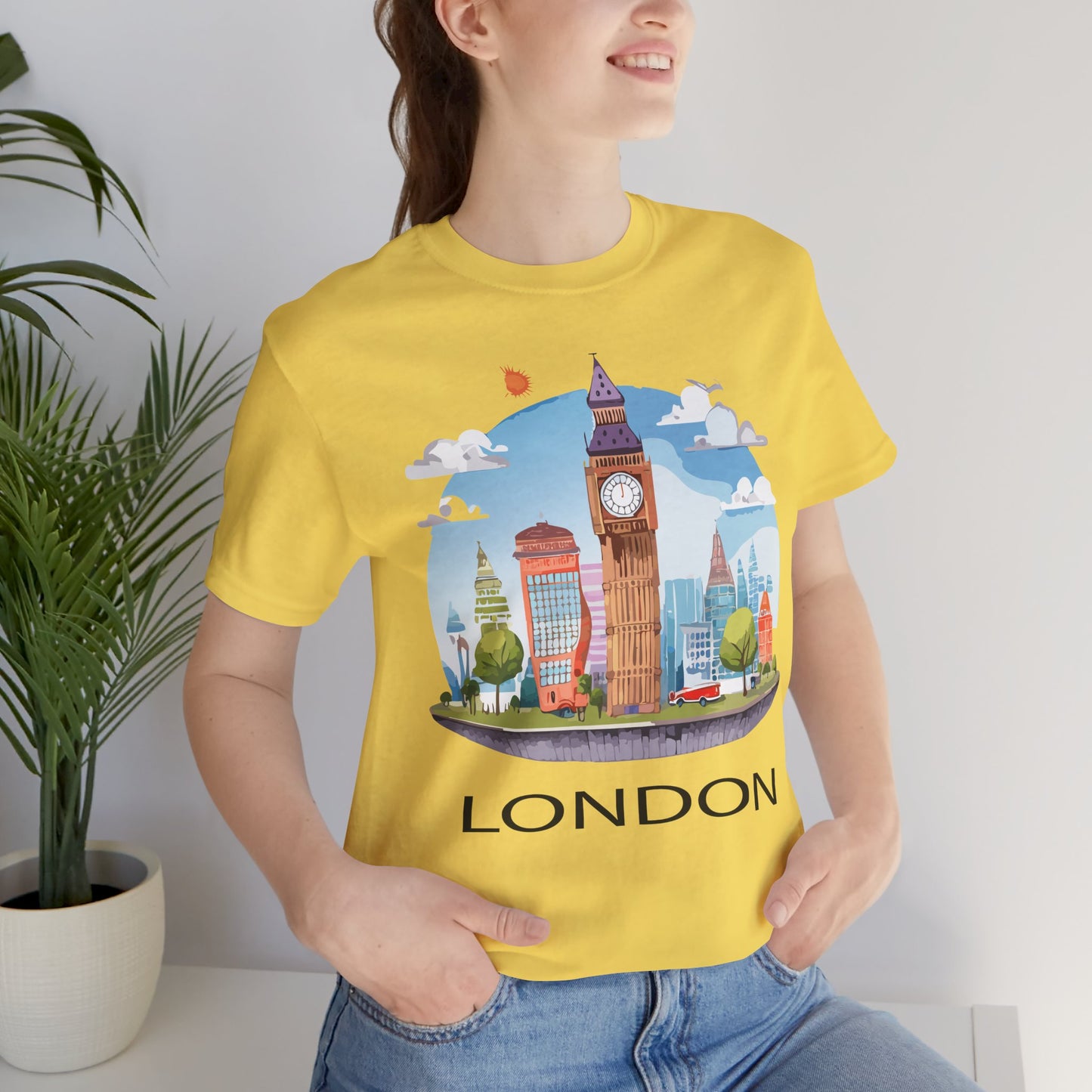 London Shirt, Travel T-Shirt, Tourist Shirts, Tee Shirt with Travel Prints 1