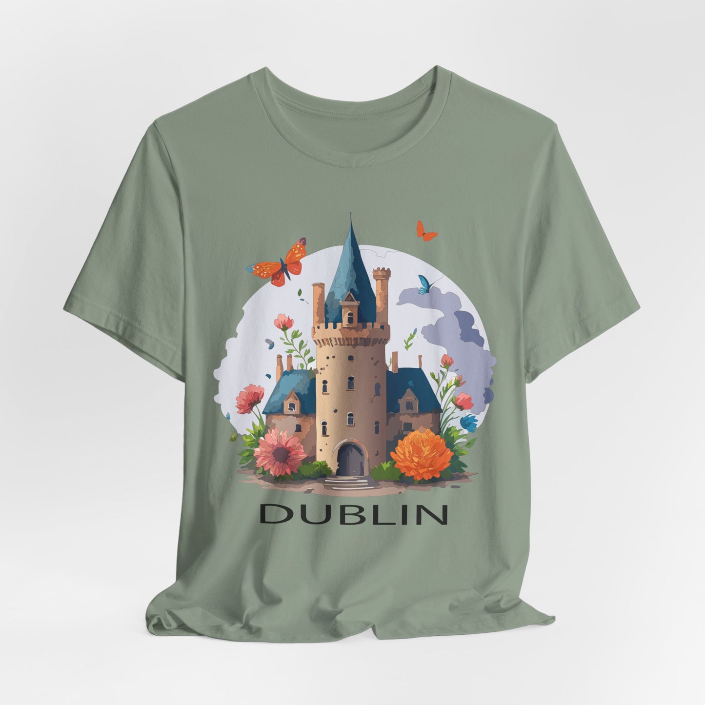 Dublin Shirt, Travel T-Shirt, Tourist Shirts, Tee Shirt with Travel Prints 5