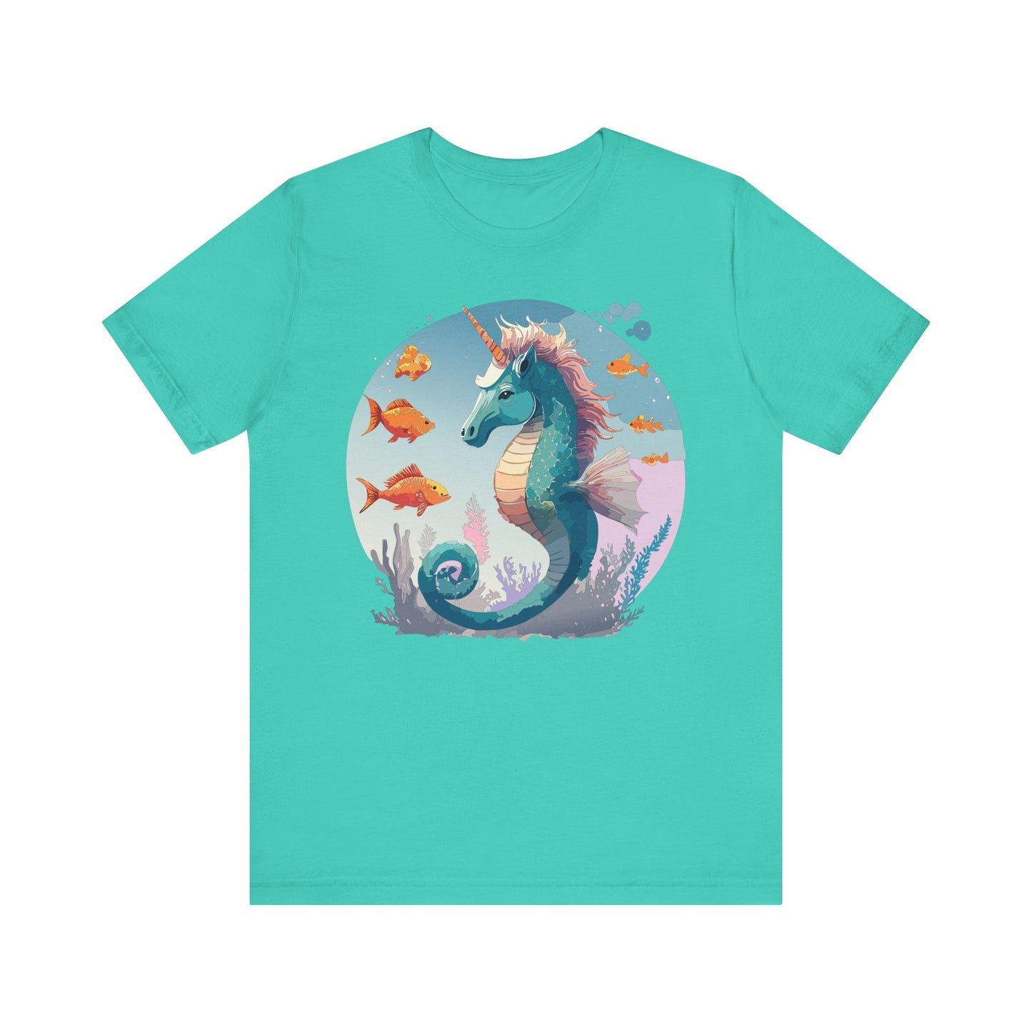 Animals Shirt, Shirt with Seahorse
