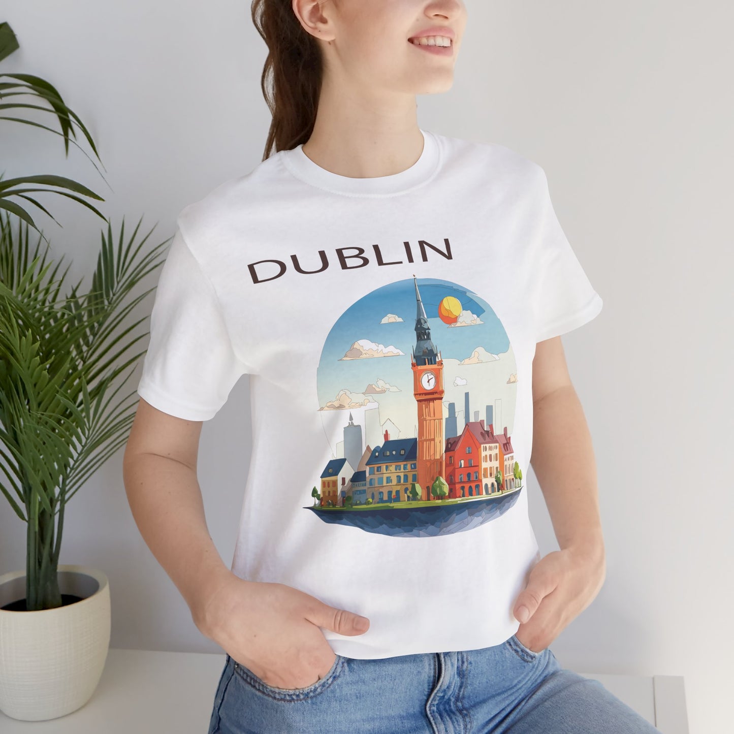 Dublin Shirt, Travel T-Shirt, Tourist Shirts, Tee Shirt with Travel Prints 1