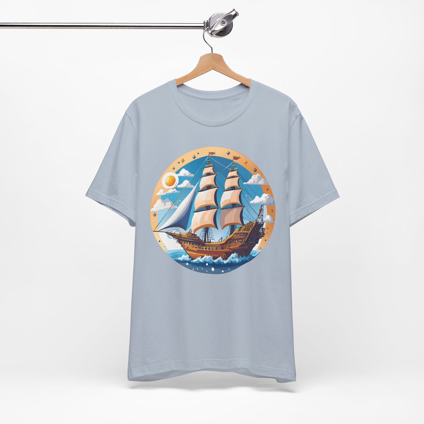 Ship Tee Shirt, Tee Shirt with Ship