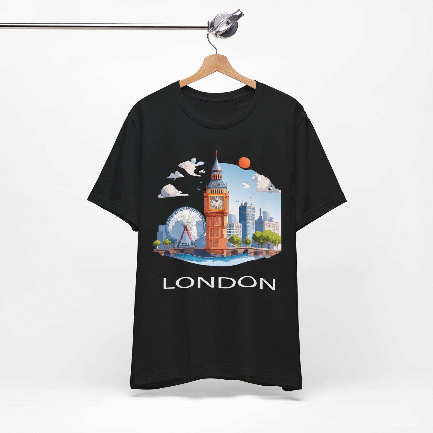 London Shirt, Travel T-Shirt, Tourist Shirts, Tee Shirt with Travel Prints 3