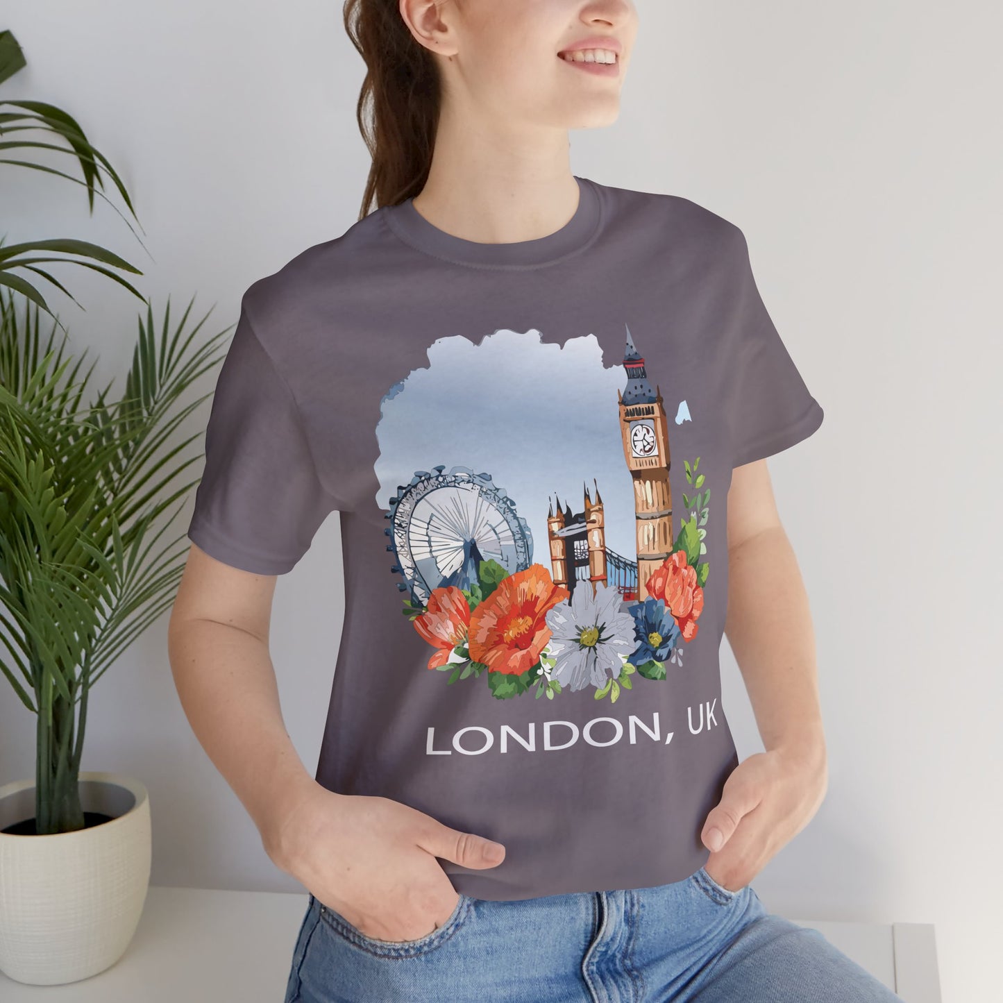 London Shirt, Travel T-Shirt, Tourist Shirts, Tee Shirt with Travel Prints 4