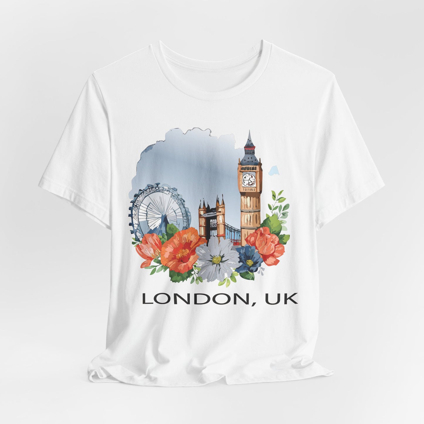 London Shirt, Travel T-Shirt, Tourist Shirts, Tee Shirt with Travel Prints 4