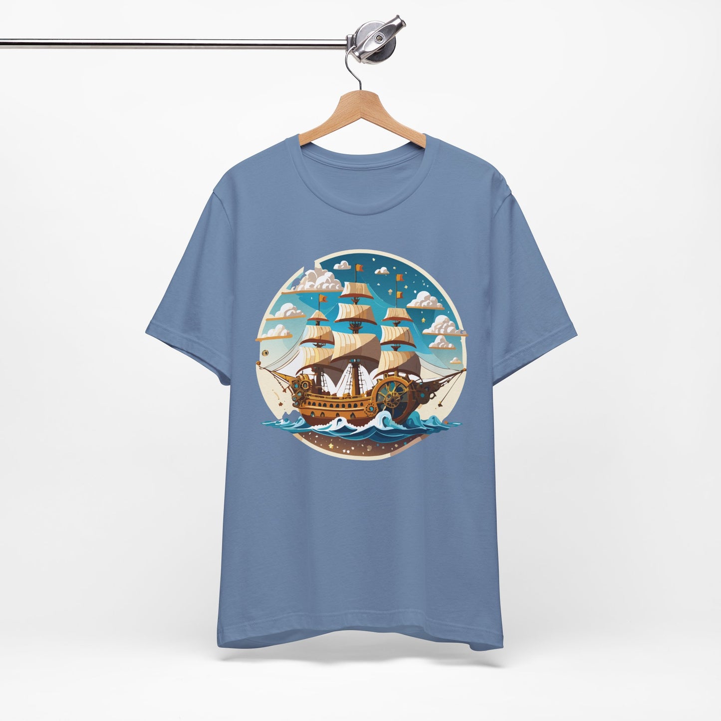 Ship Tee Shirt, Tee Shirt with Ship