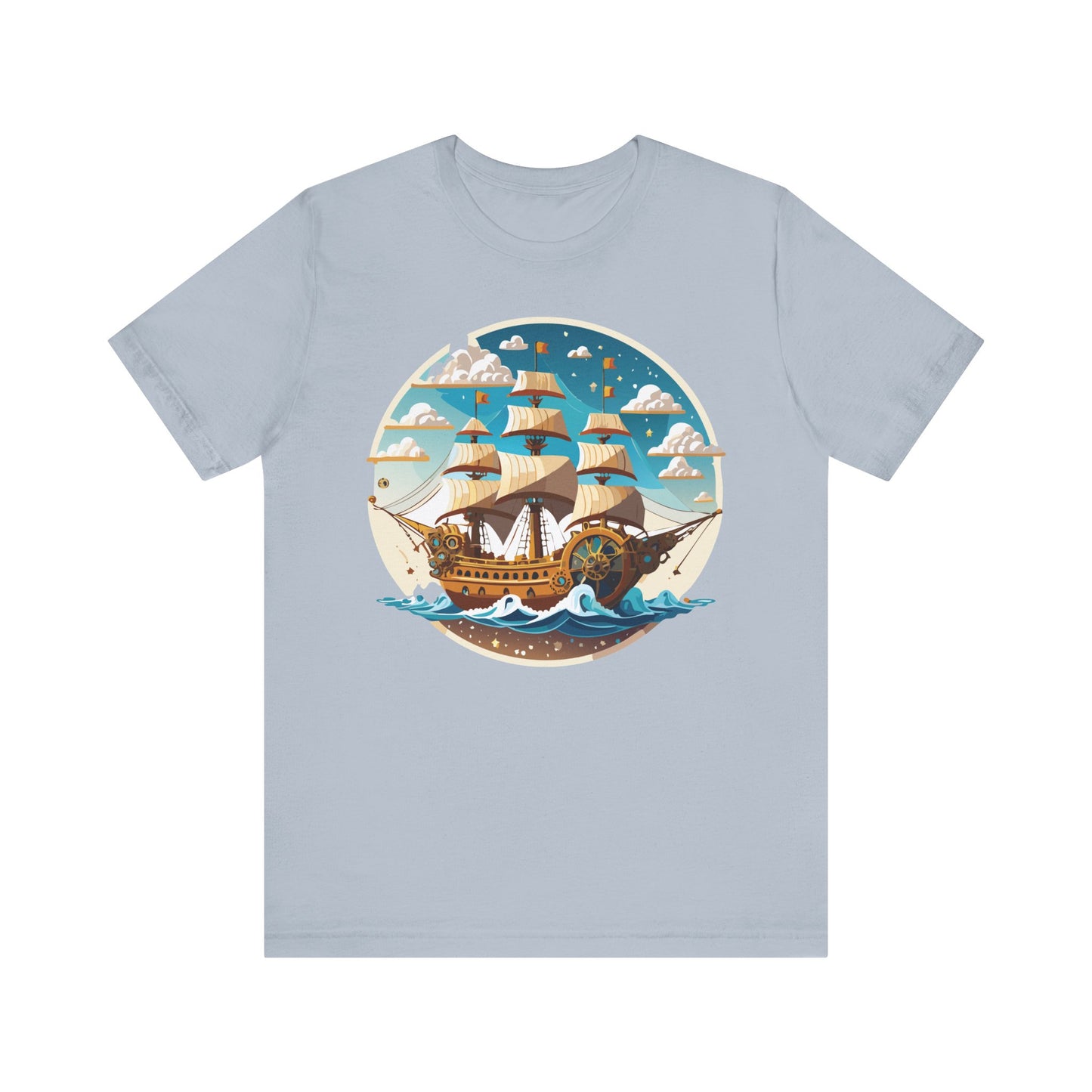 Ship Tee Shirt, Tee Shirt with Ship