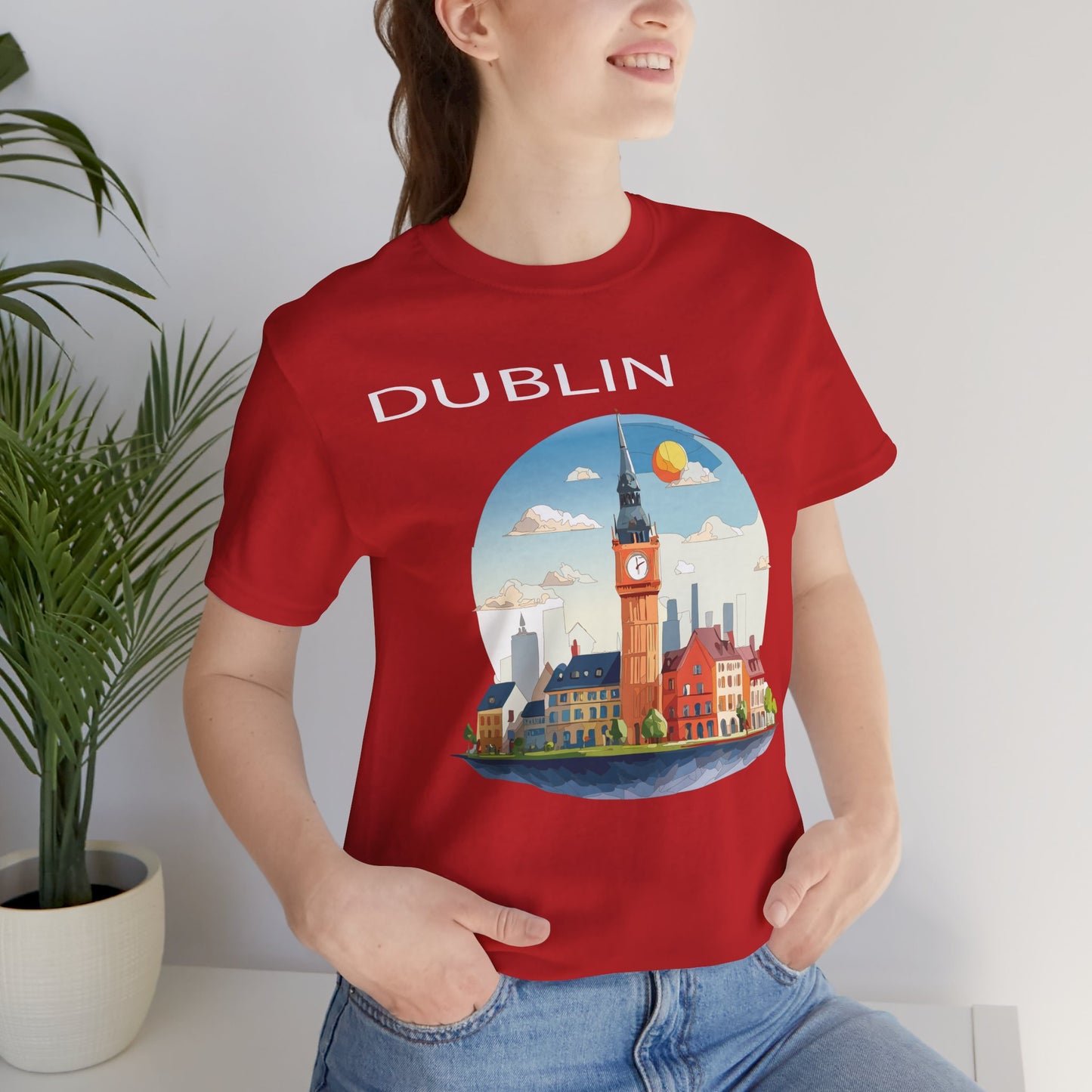Dublin Shirt, Travel T-Shirt, Tourist Shirts, Tee Shirt with Travel Prints 1