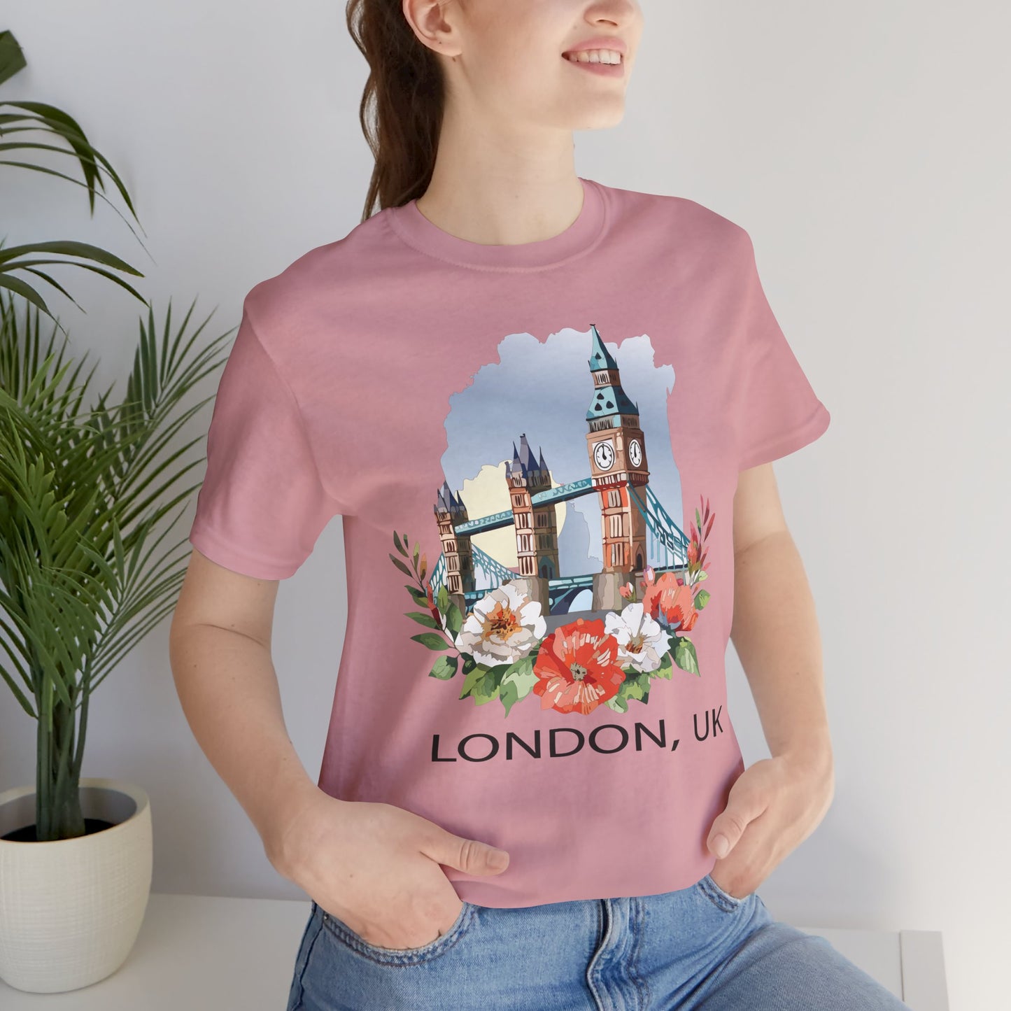 London Shirt, Travel T-Shirt, Tourist Shirts, Tee Shirt with Travel Prints 5
