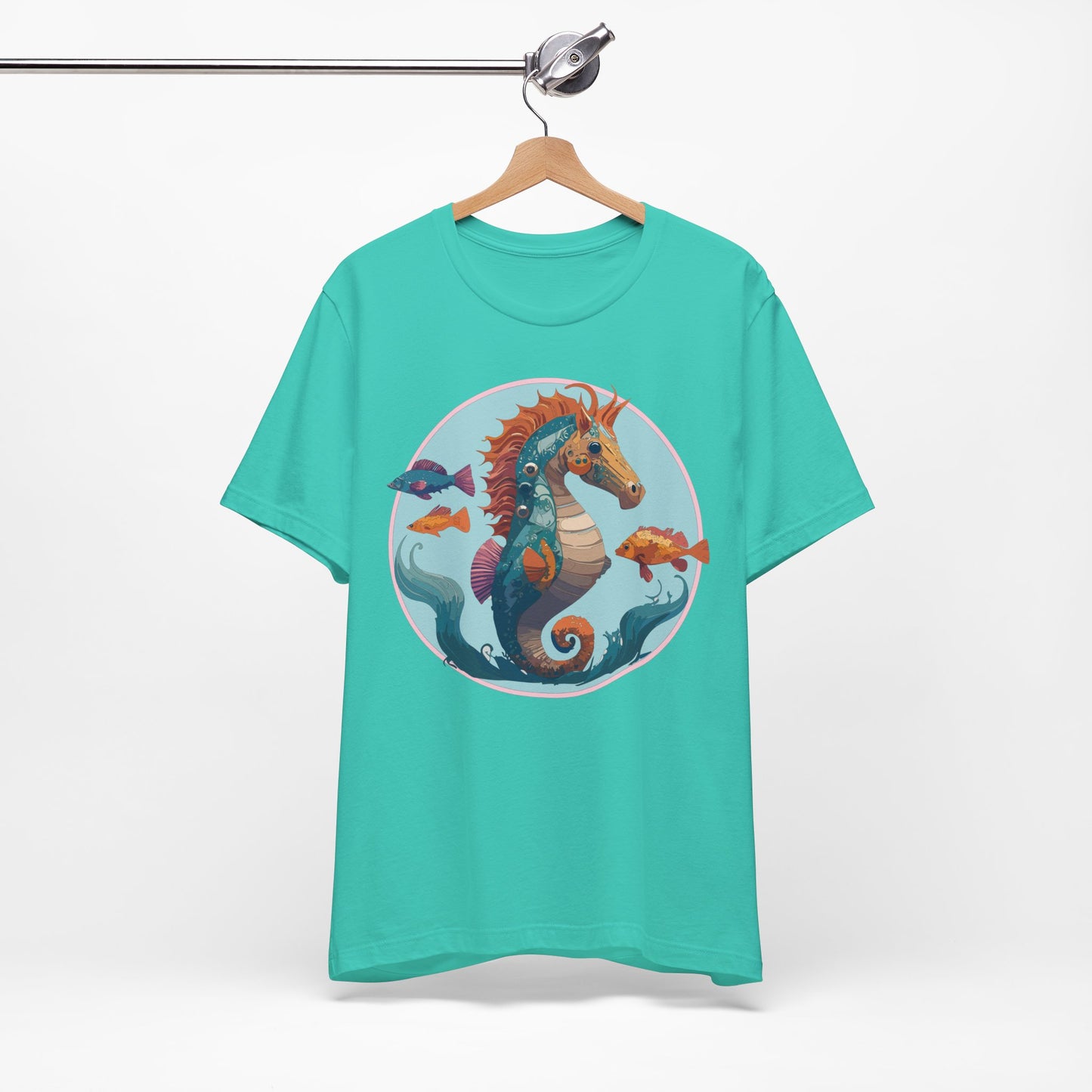 Animals Shirt, Shirt with Seahorse