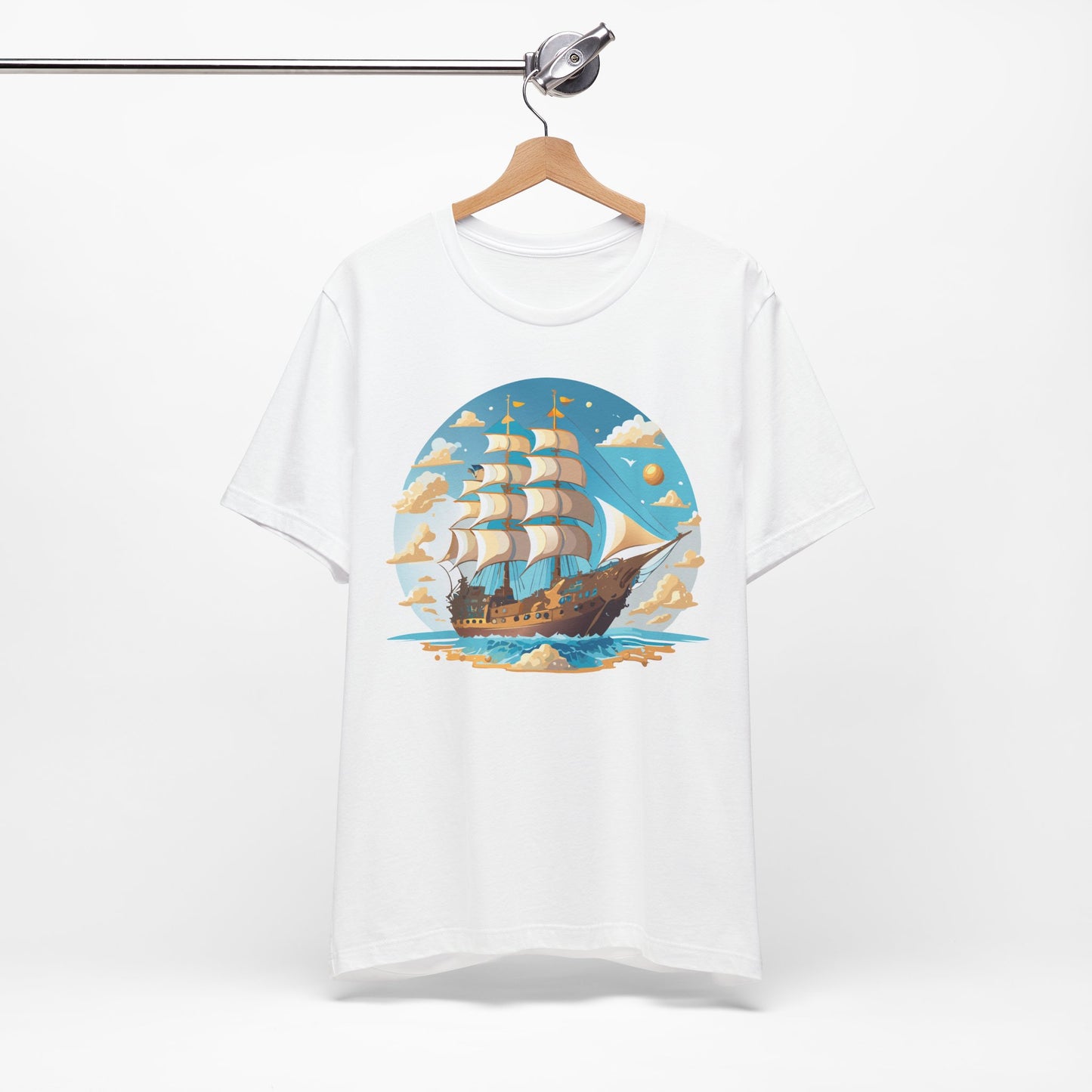 Ship Tee Shirt, Tee Shirt with Ship