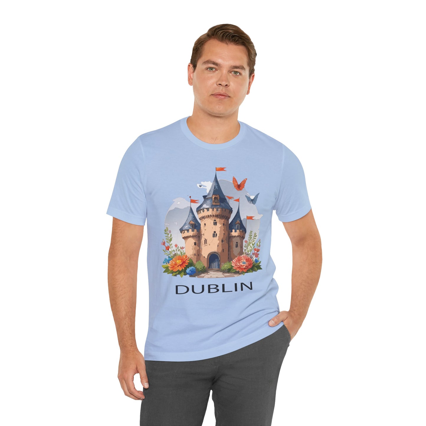 Dublin Shirt, Travel T-Shirt, Tourist Shirts, Tee Shirt with Travel Prints 4