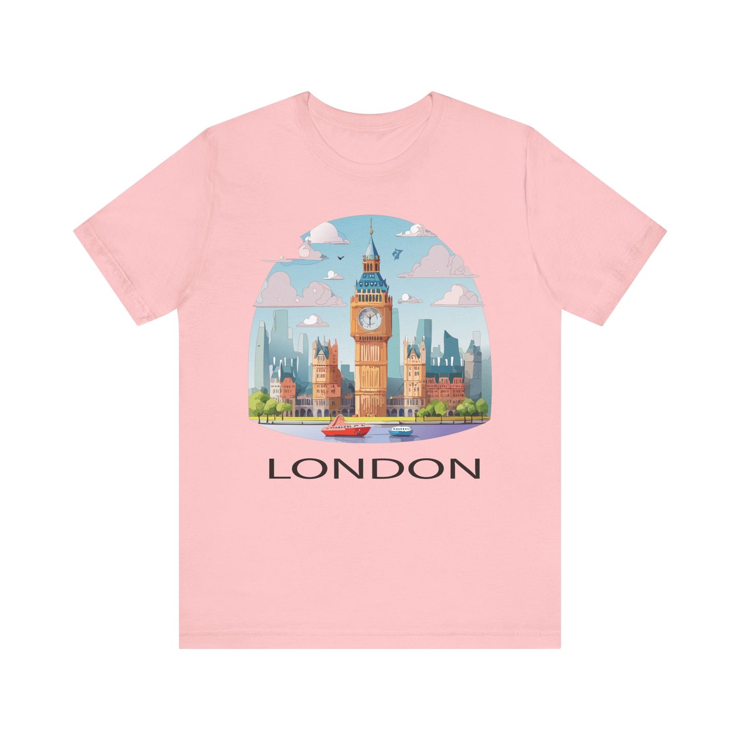 London Shirt, Travel T-Shirt, Tourist Shirts, Tee Shirt with Travel Prints 2