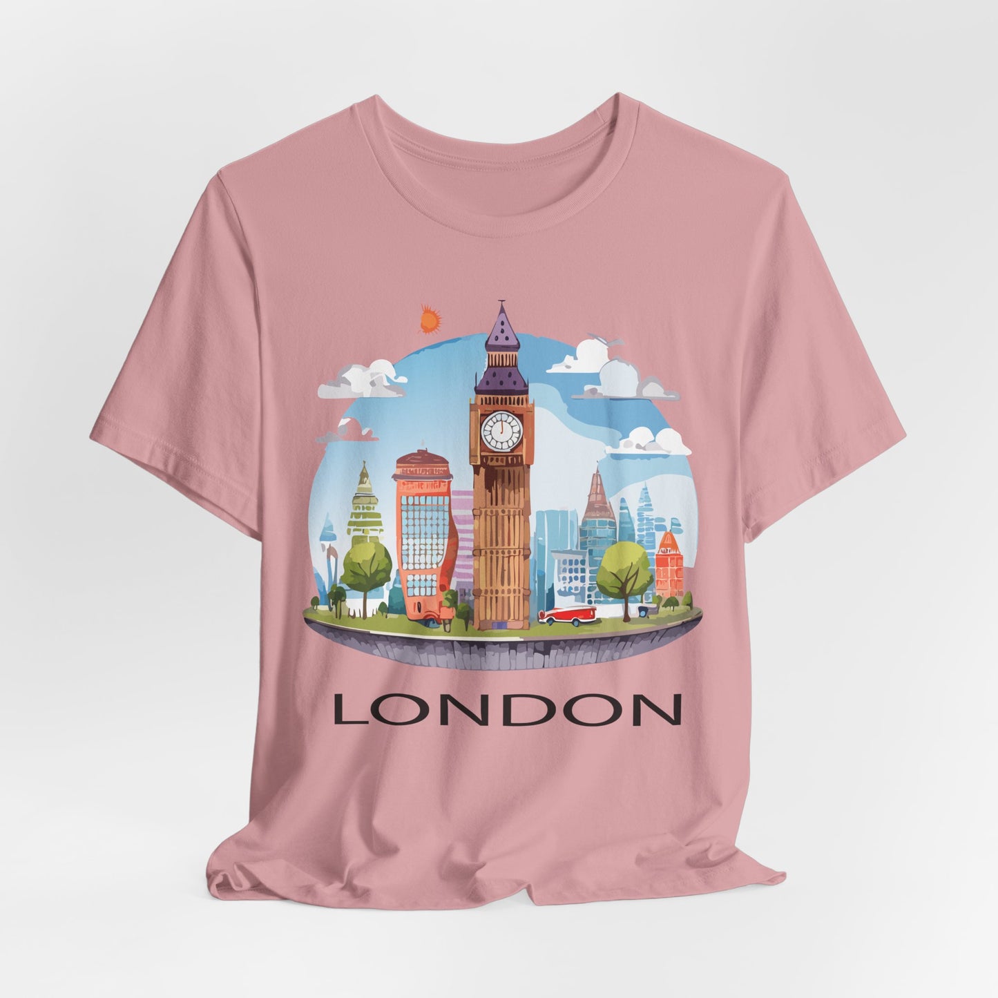 London Shirt, Travel T-Shirt, Tourist Shirts, Tee Shirt with Travel Prints 1