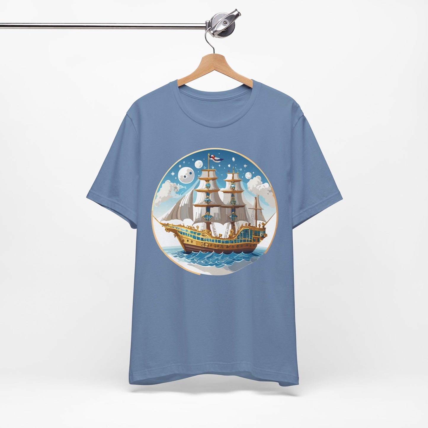 Ship Tee Shirt, Tee Shirt with Ship