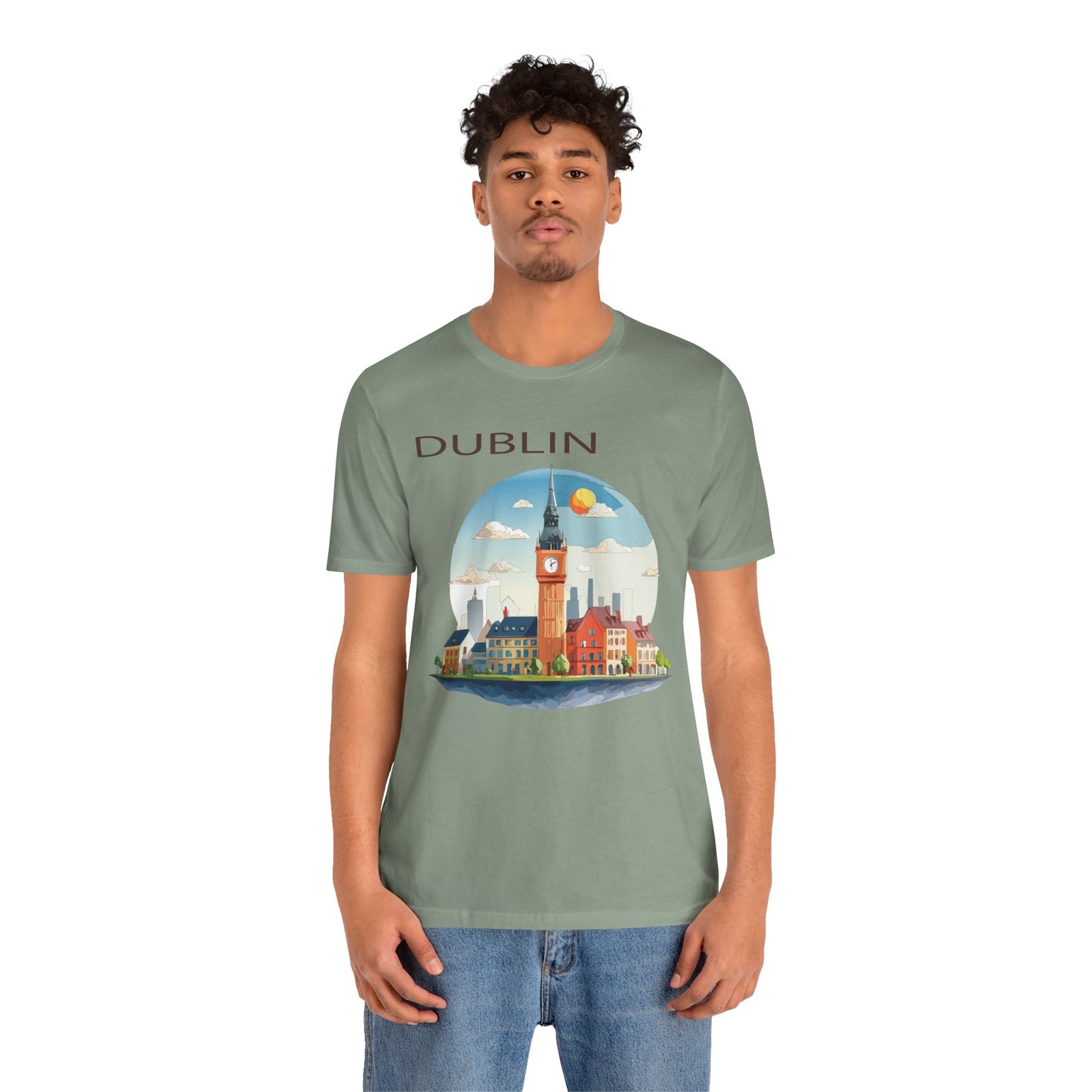 Dublin Shirt, Travel T-Shirt, Tourist Shirts, Tee Shirt with Travel Prints 1