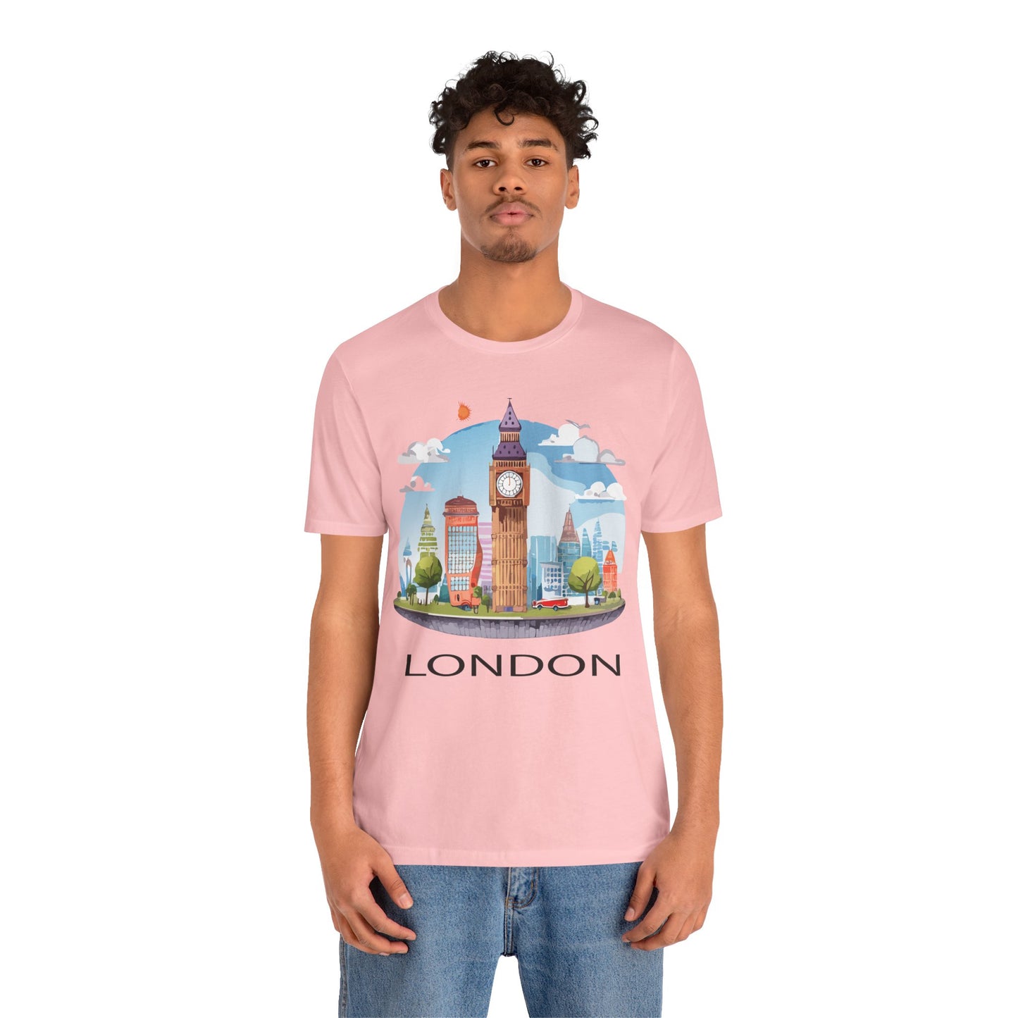London Shirt, Travel T-Shirt, Tourist Shirts, Tee Shirt with Travel Prints 1