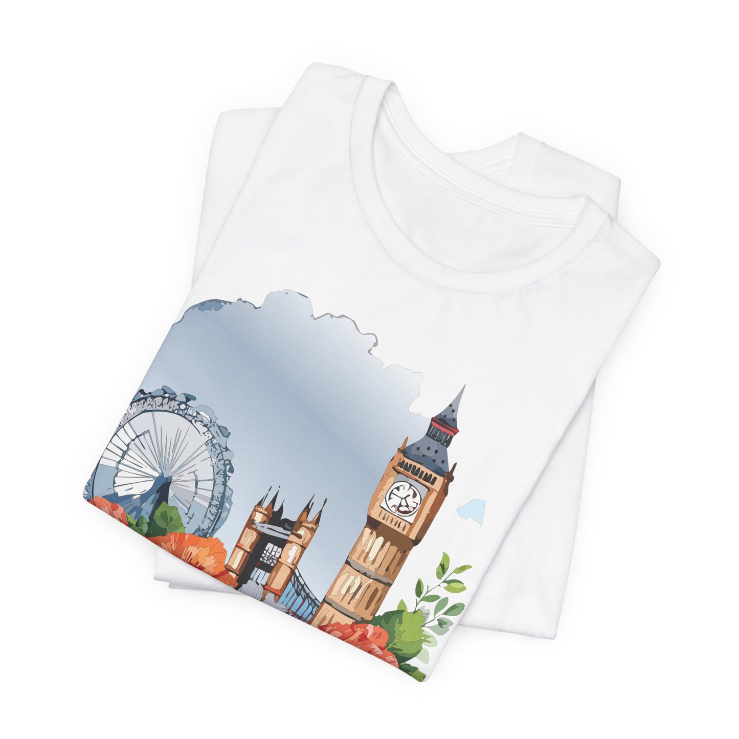 London Shirt, Travel T-Shirt, Tourist Shirts, Tee Shirt with Travel Prints 4