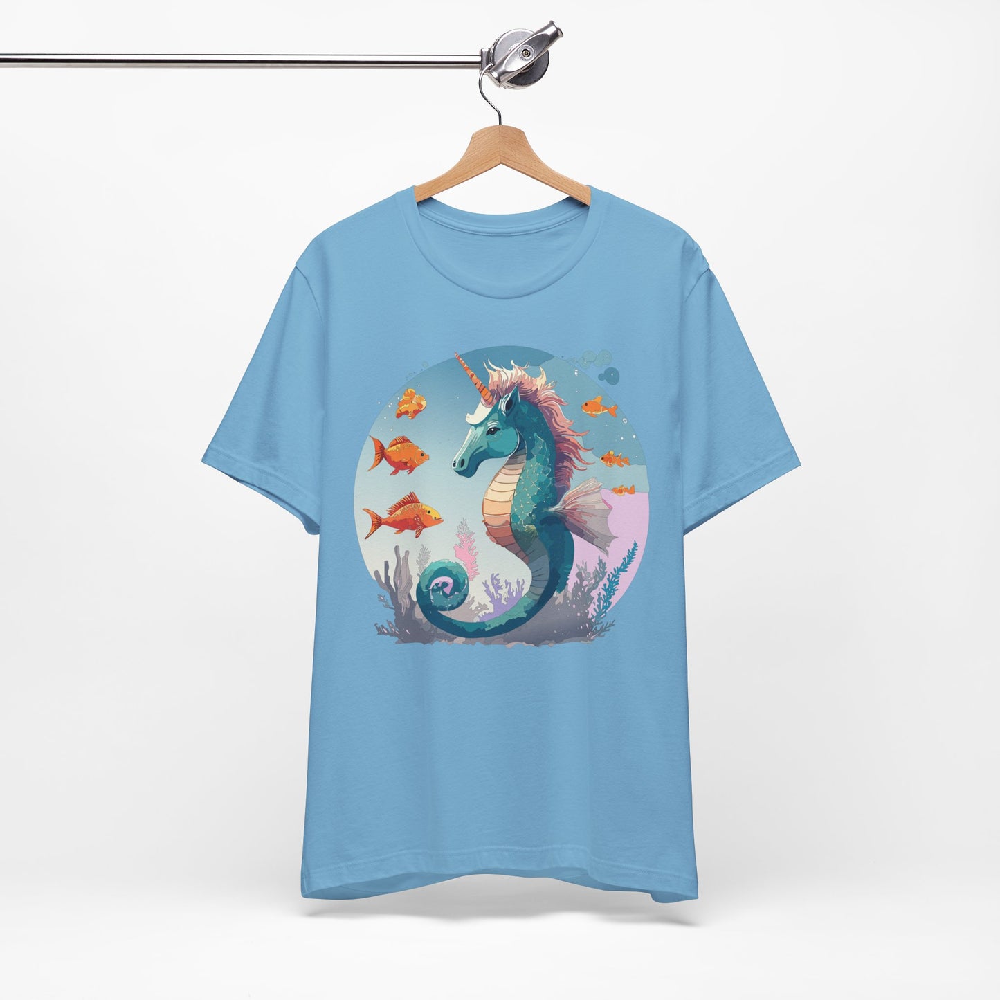 Animals Shirt, Shirt with Seahorse