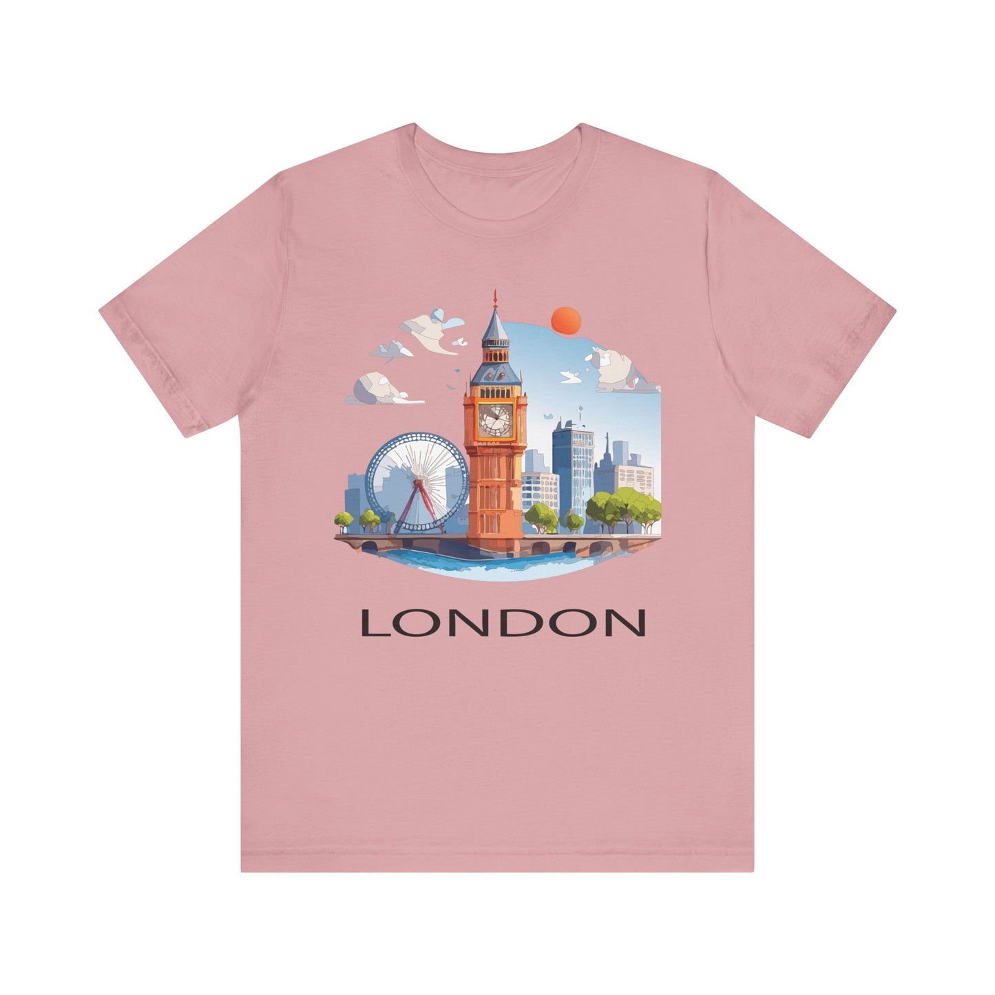 London Shirt, Travel T-Shirt, Tourist Shirts, Tee Shirt with Travel Prints 3