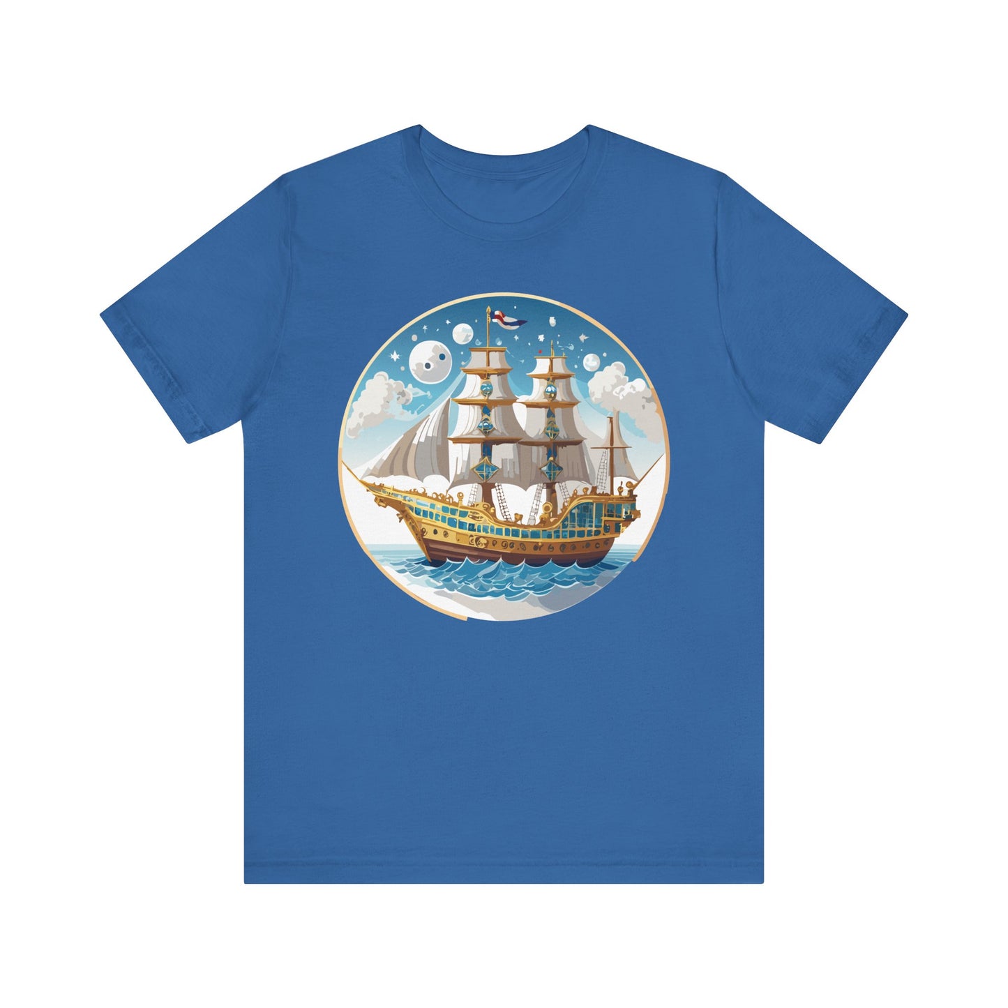 Ship Tee Shirt, Tee Shirt with Ship