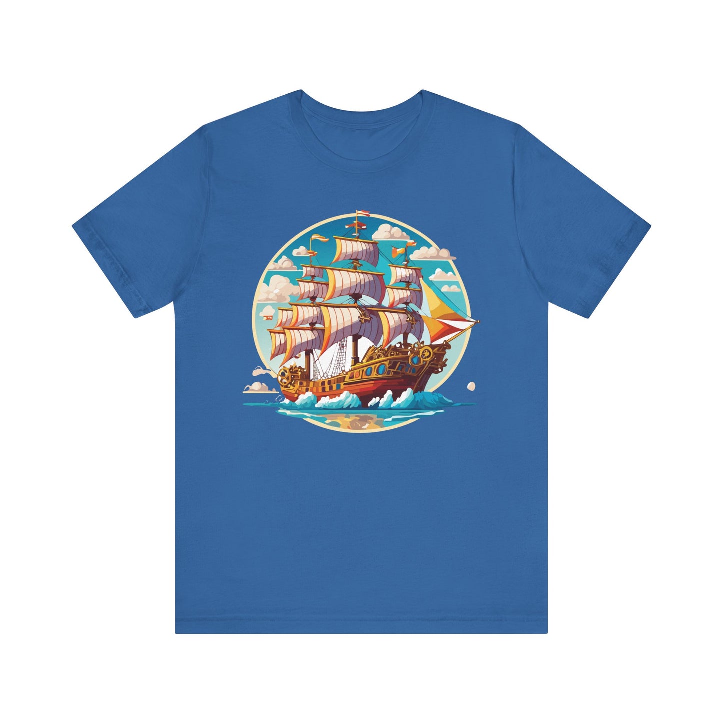 Ship Tee Shirt, Tee Shirt with Ship