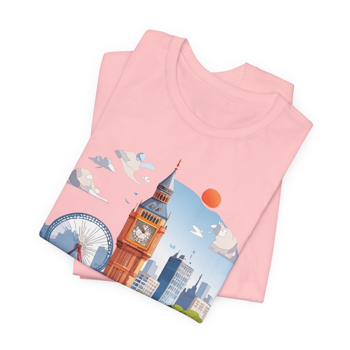 London Shirt, Travel T-Shirt, Tourist Shirts, Tee Shirt with Travel Prints 3