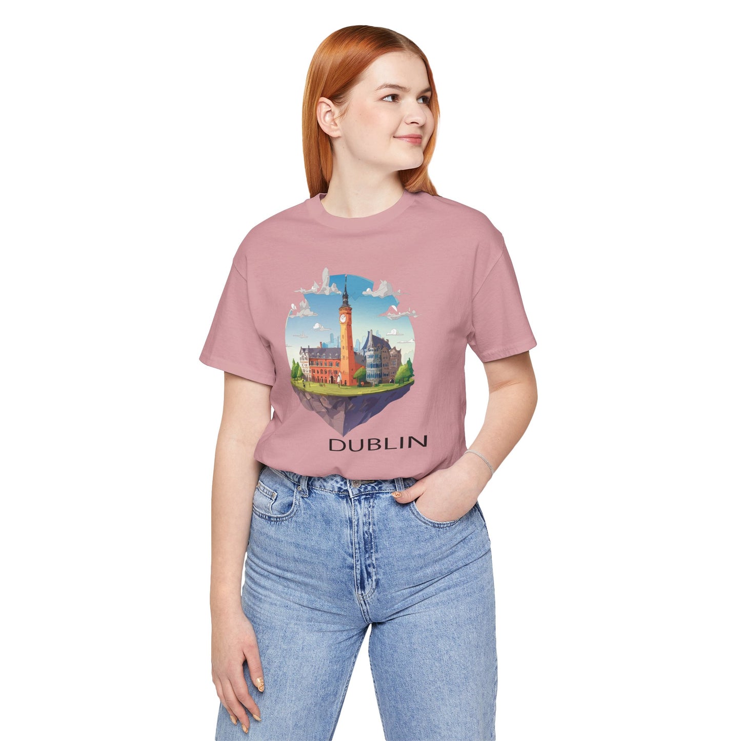 Dublin Shirt, Travel T-Shirt, Tourist Shirts, Tee Shirt with Travel Prints 2