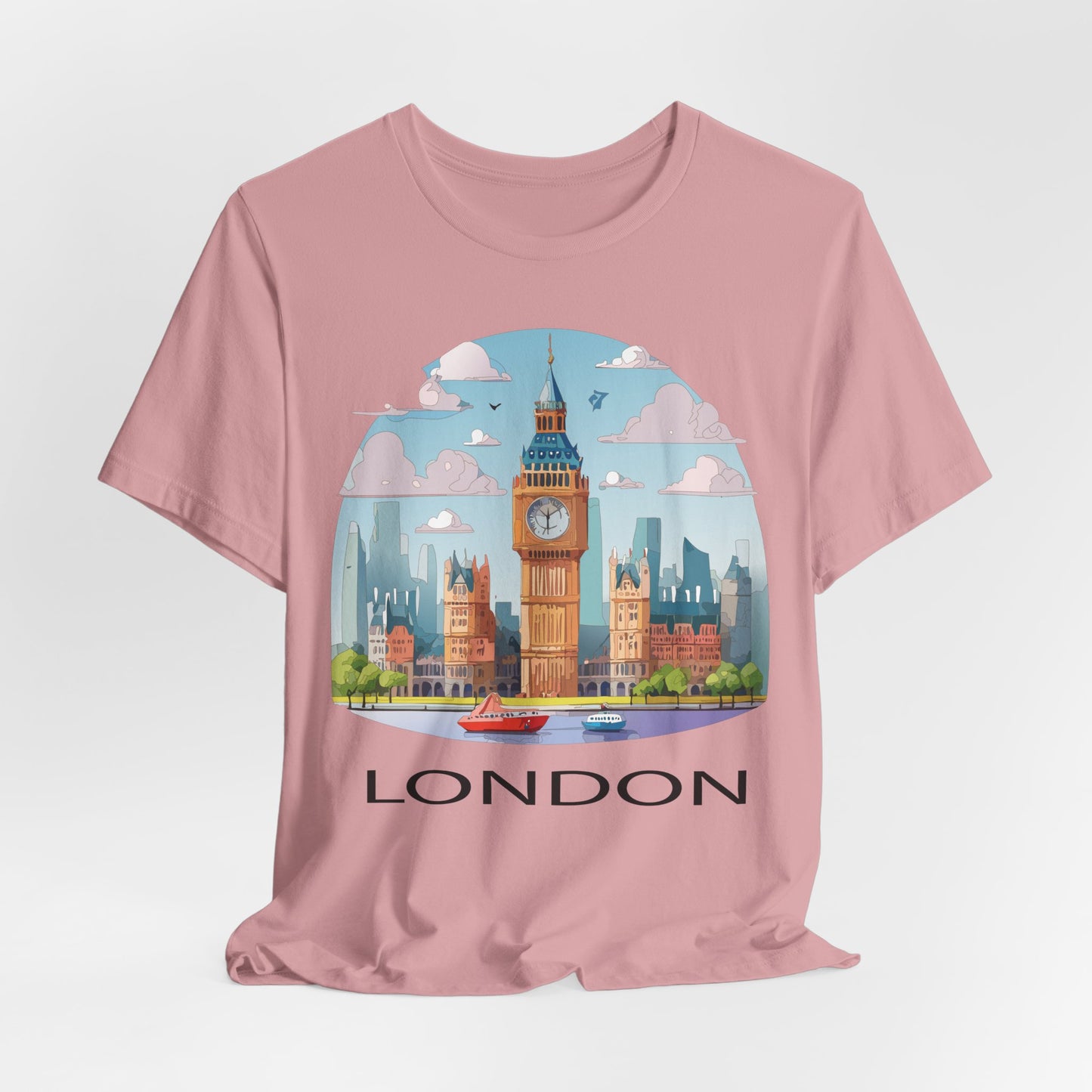London Shirt, Travel T-Shirt, Tourist Shirts, Tee Shirt with Travel Prints 2