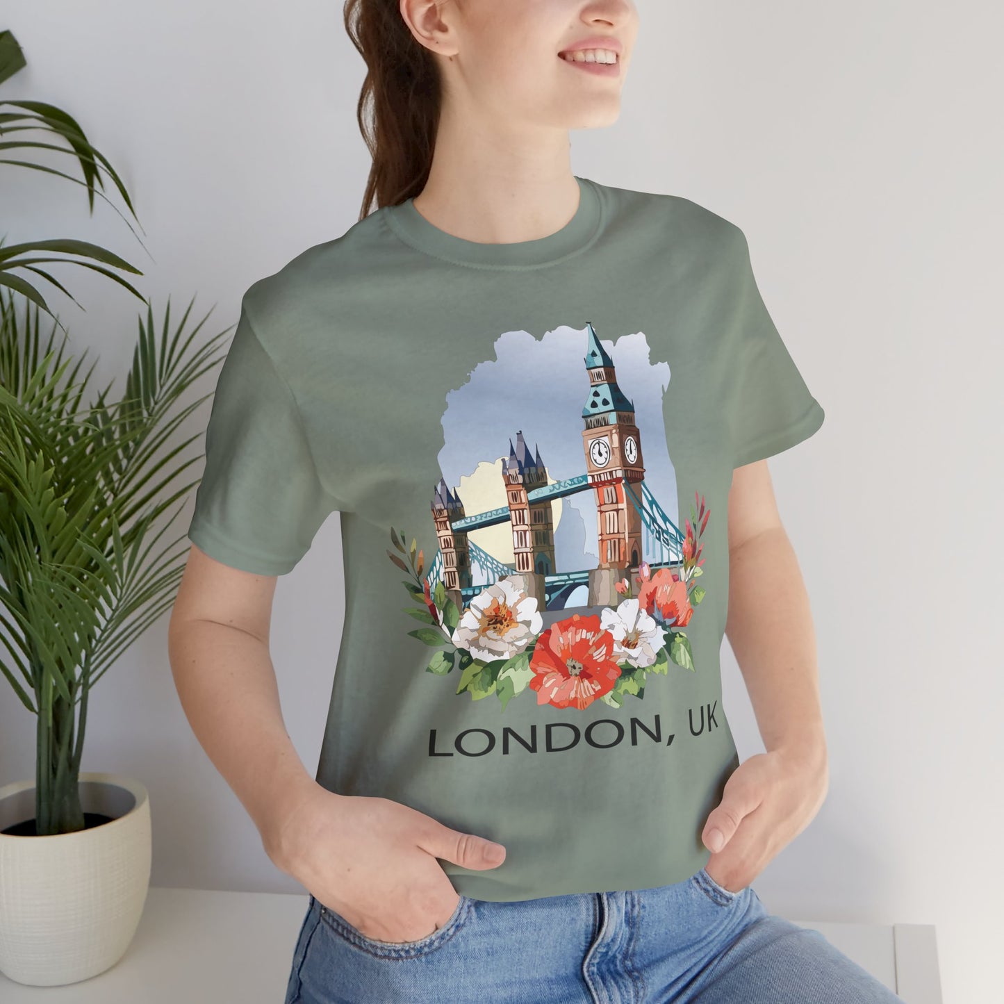 London Shirt, Travel T-Shirt, Tourist Shirts, Tee Shirt with Travel Prints 5