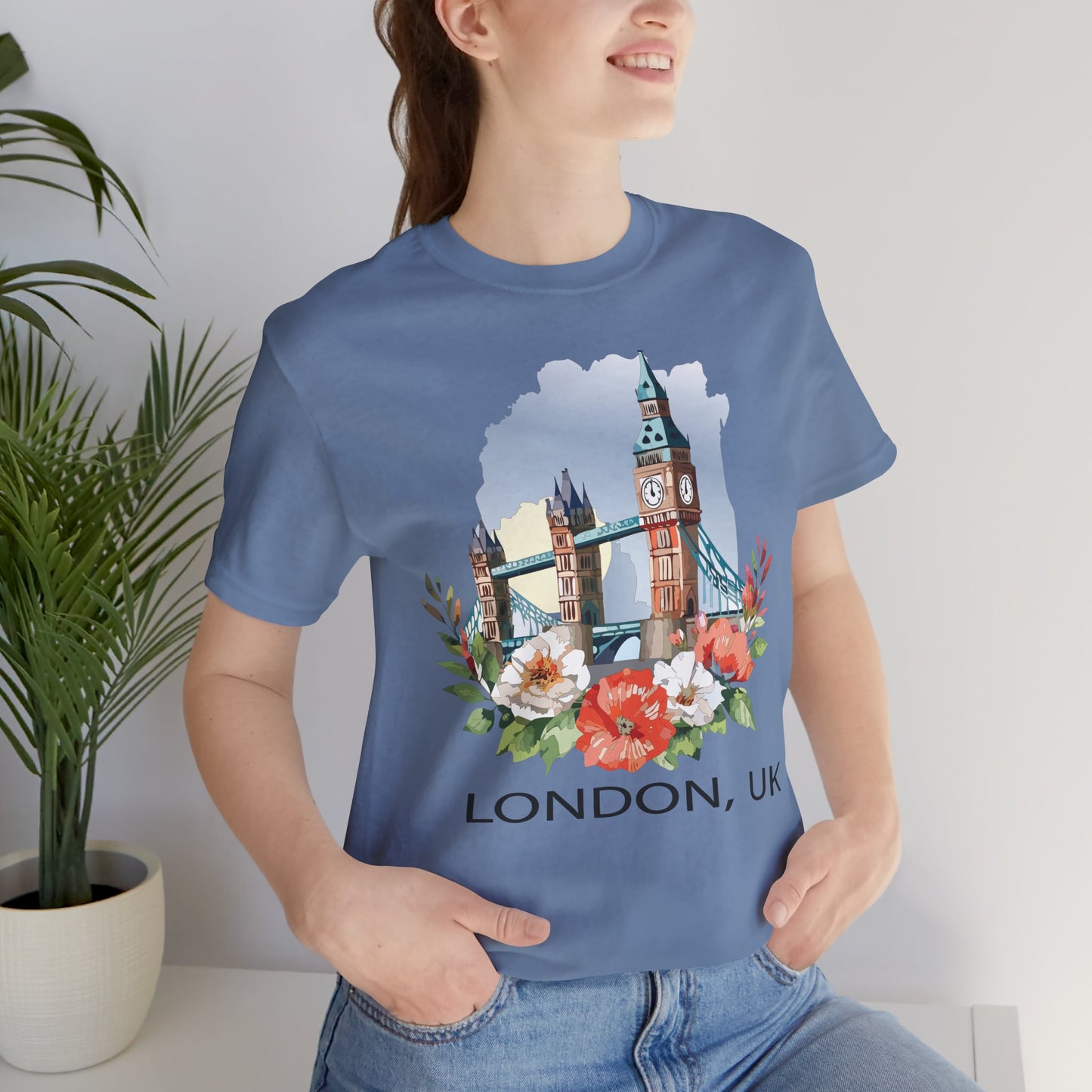 London Shirt, Travel T-Shirt, Tourist Shirts, Tee Shirt with Travel Prints 5