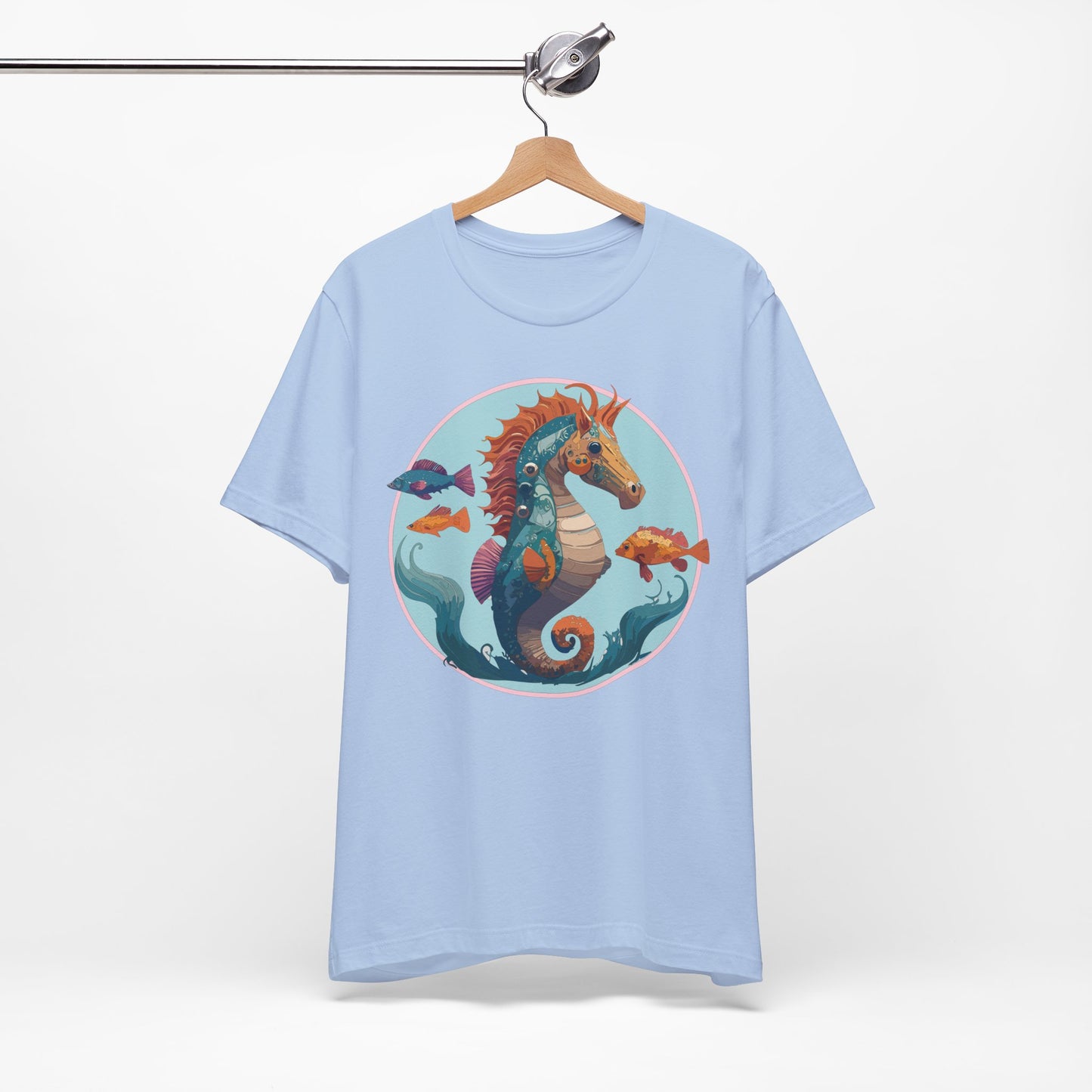 Animals Shirt, Shirt with Seahorse