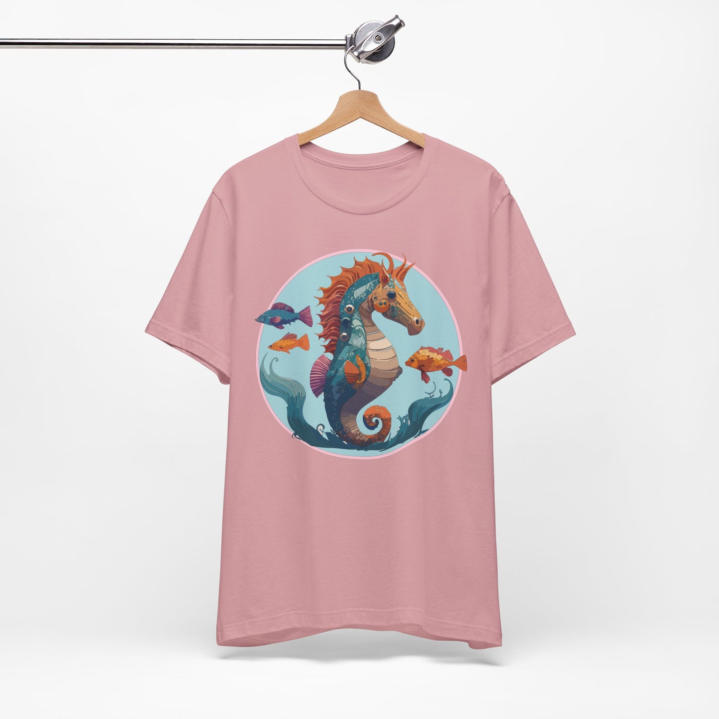 Animals Shirt, Shirt with Seahorse