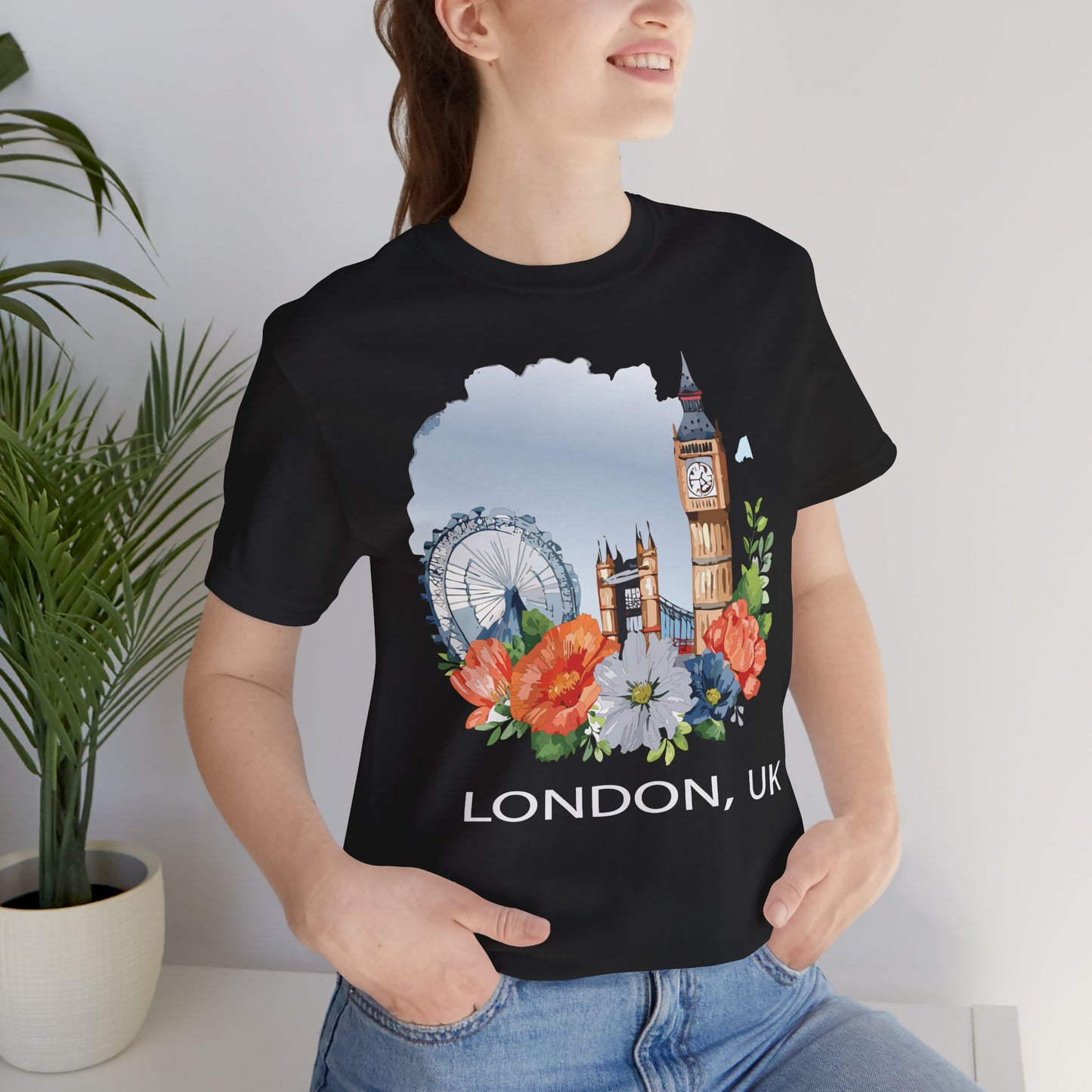 London Shirt, Travel T-Shirt, Tourist Shirts, Tee Shirt with Travel Prints 4
