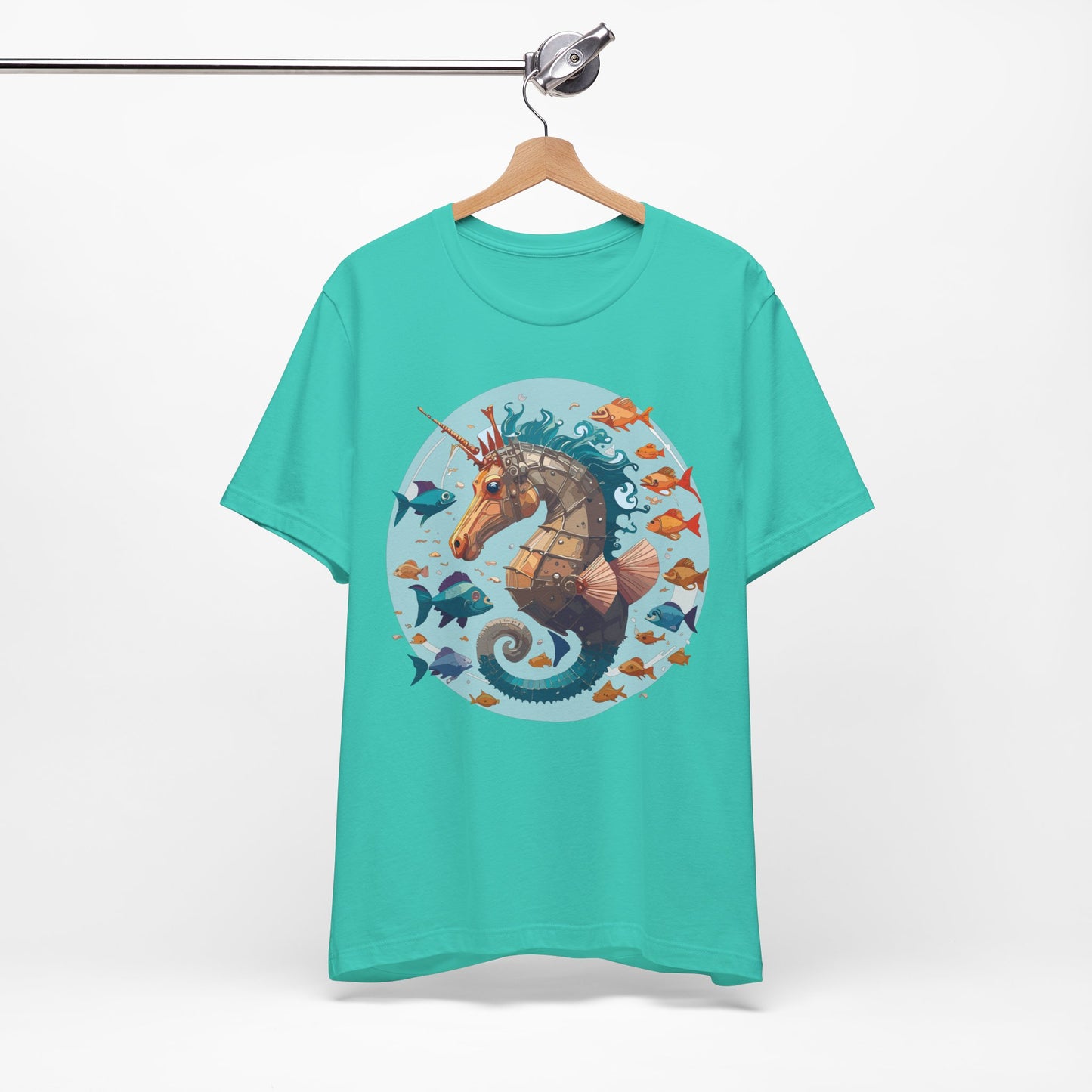 Animals Shirt, Shirt with Seahorse