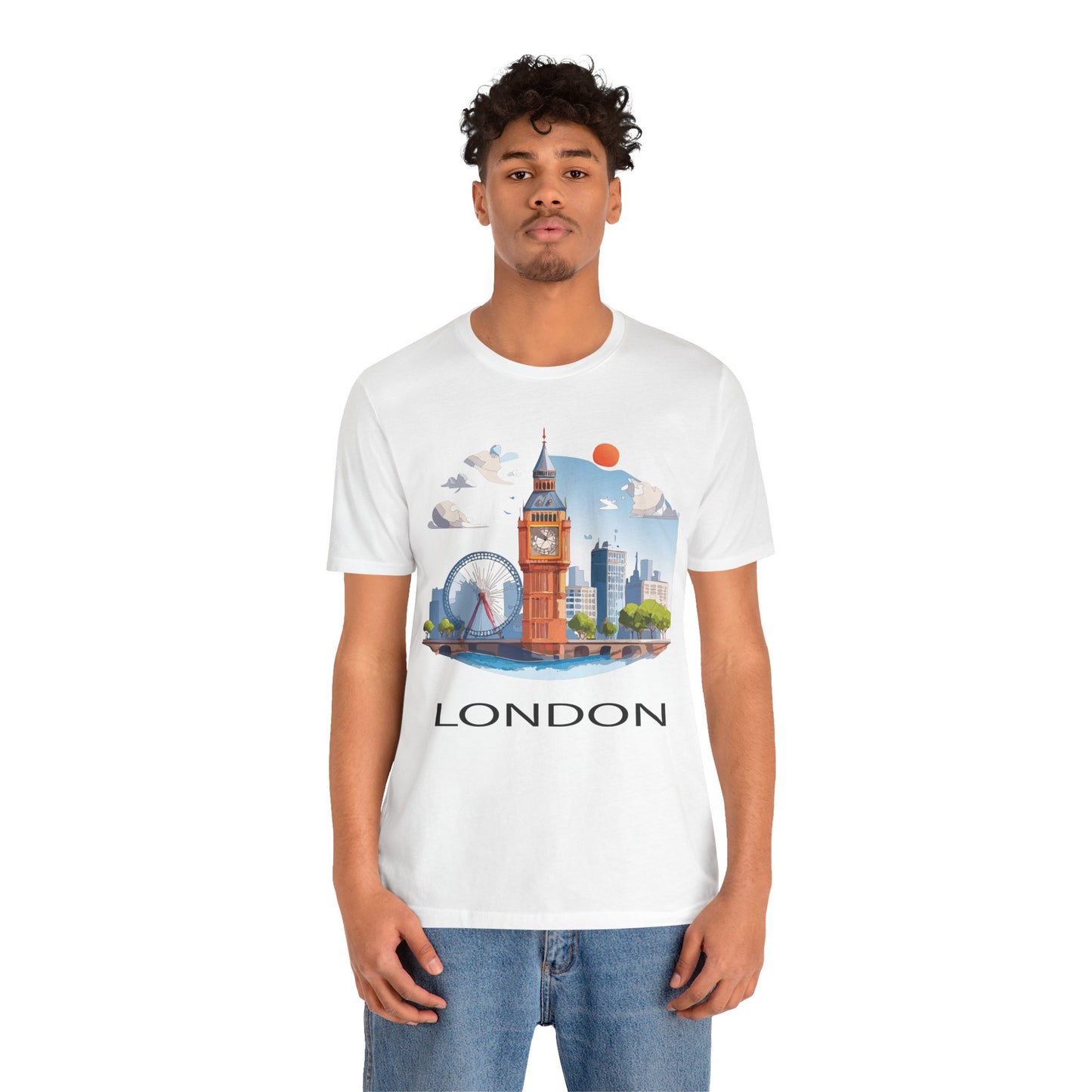 London Shirt, Travel T-Shirt, Tourist Shirts, Tee Shirt with Travel Prints 3
