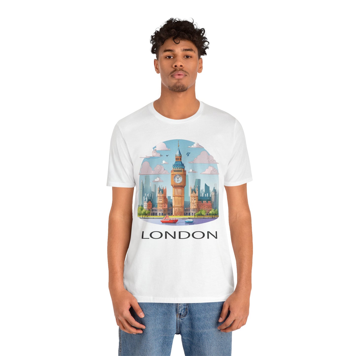 London Shirt, Travel T-Shirt, Tourist Shirts, Tee Shirt with Travel Prints 2