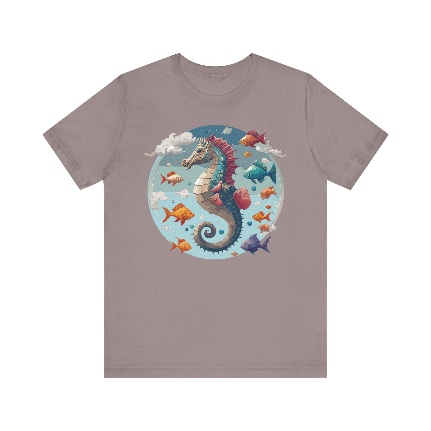 Animals Shirt, Shirt with Seahorse