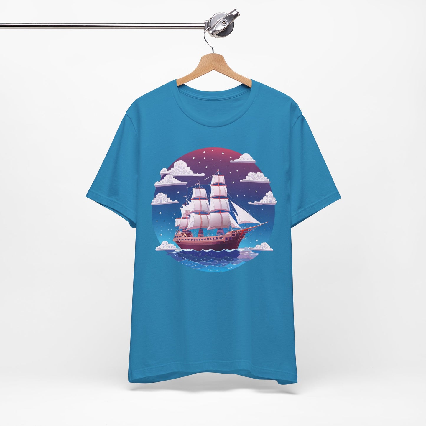 Ship Tee Shirt, Tee Shirt with Ship