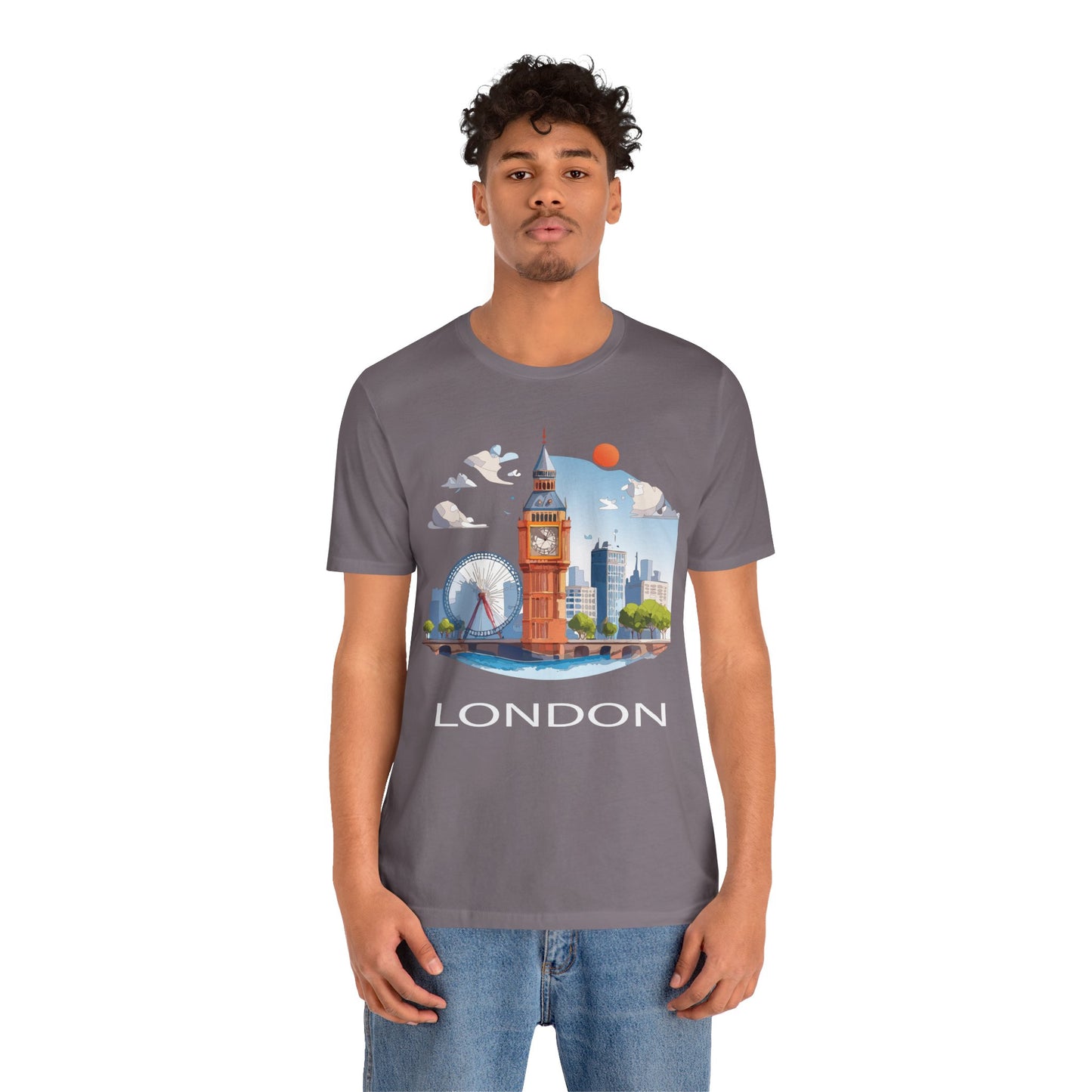 London Shirt, Travel T-Shirt, Tourist Shirts, Tee Shirt with Travel Prints 3